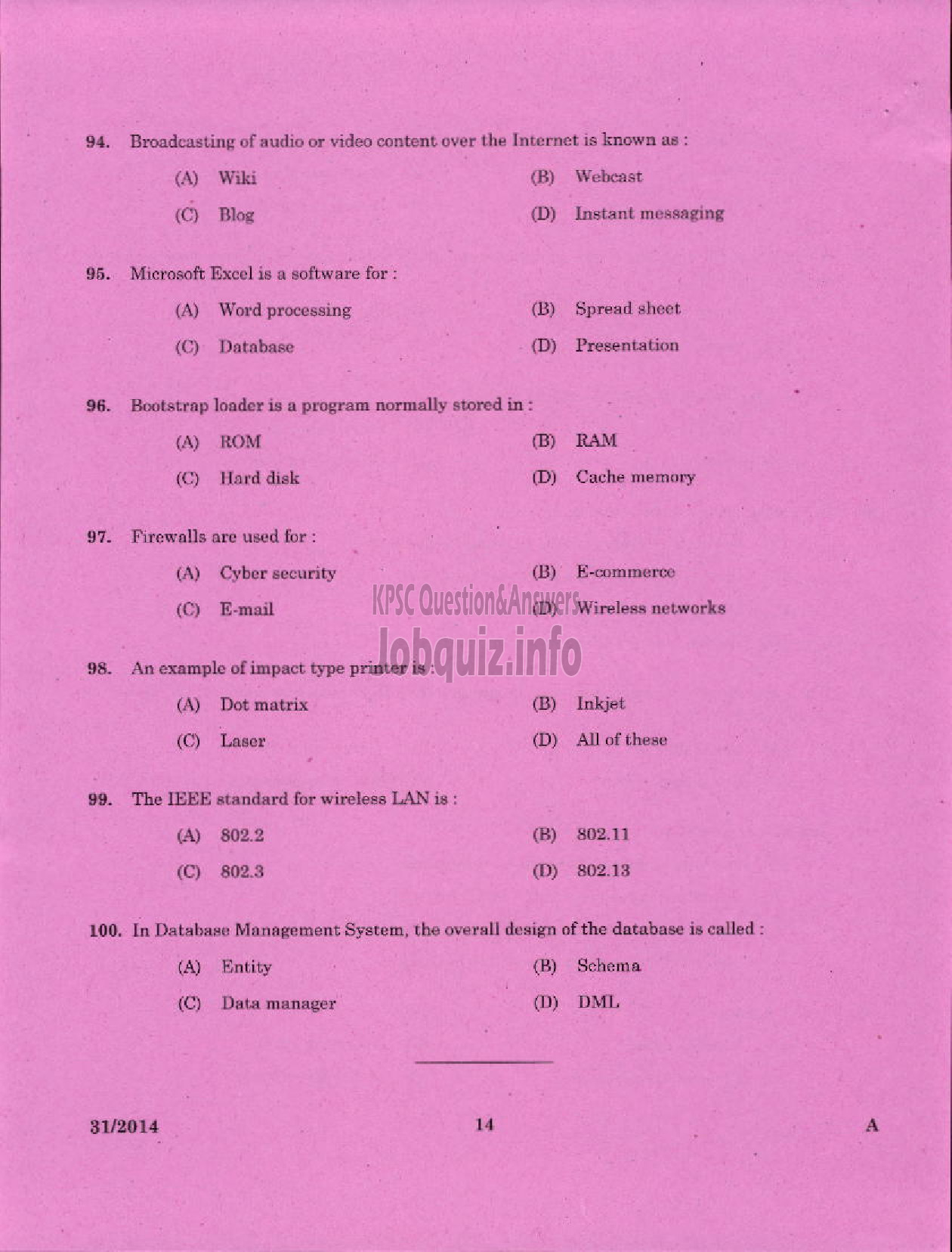 Kerala PSC Question Paper - ACCOUNTANT KERALA STATE INDUSTRIAL ENTERPRISES LIMITED-12