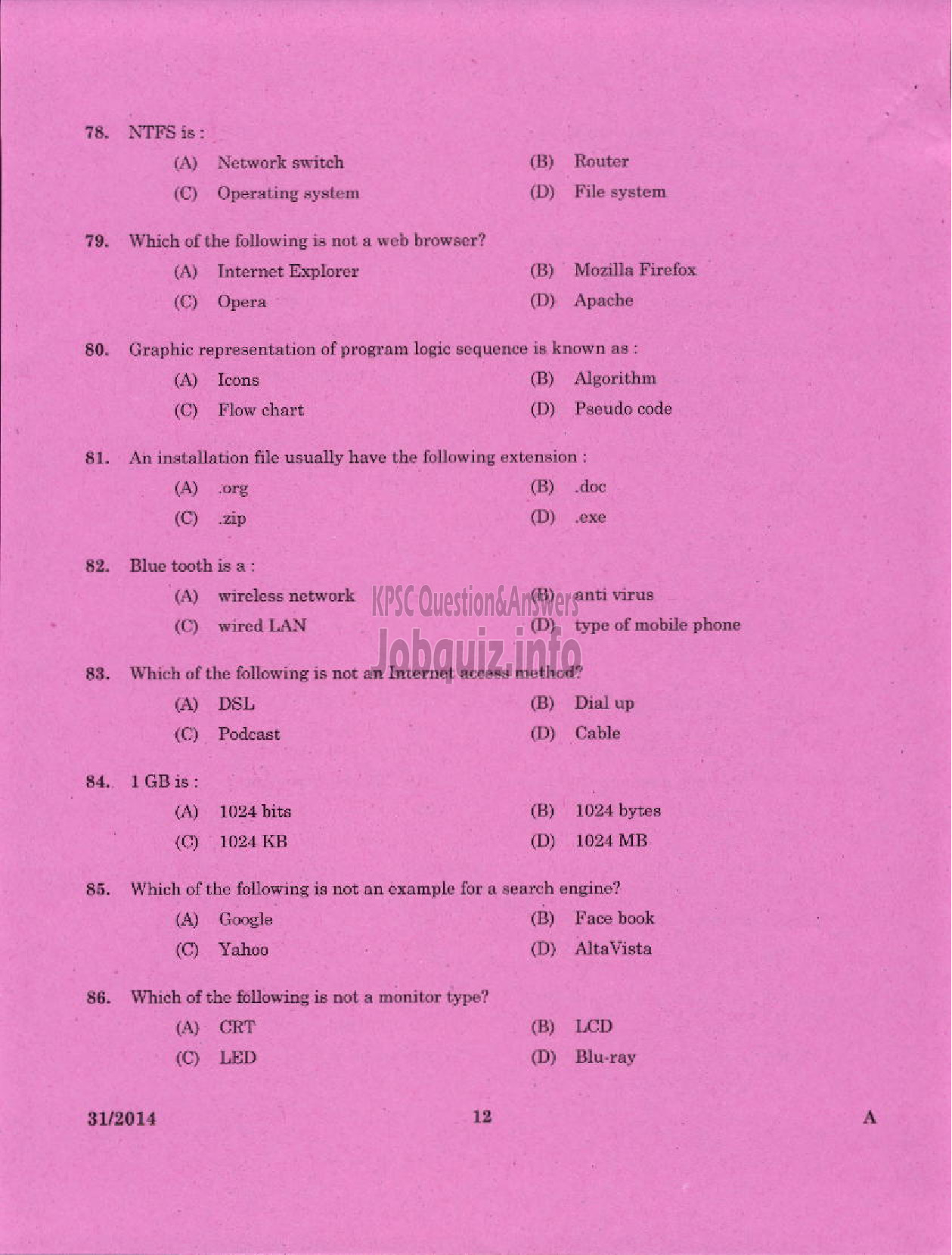 Kerala PSC Question Paper - ACCOUNTANT KERALA STATE INDUSTRIAL ENTERPRISES LIMITED-10