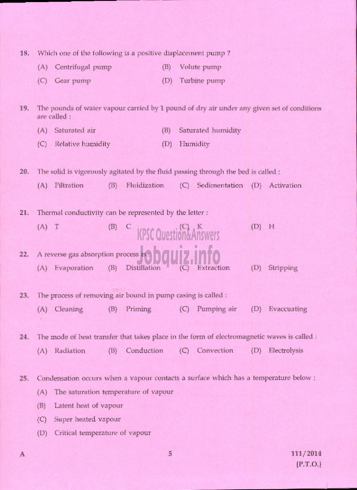 Kerala PSC Question Paper - ANALYST CHEMICAL TESTING LABORATORY INDUSTRIES AND COMMERCE-3