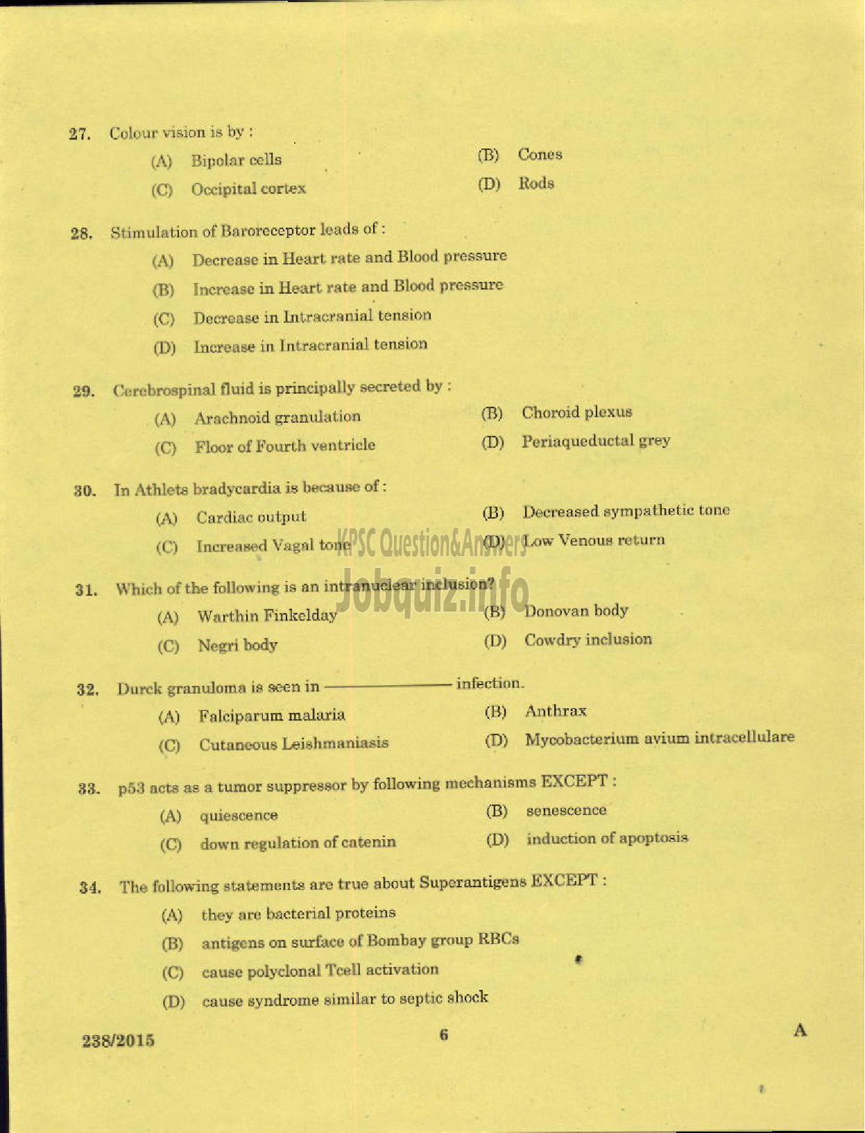 Kerala PSC Question Paper - ASSISTANT DENTAL SURGEON HEALTH SERVICES-4