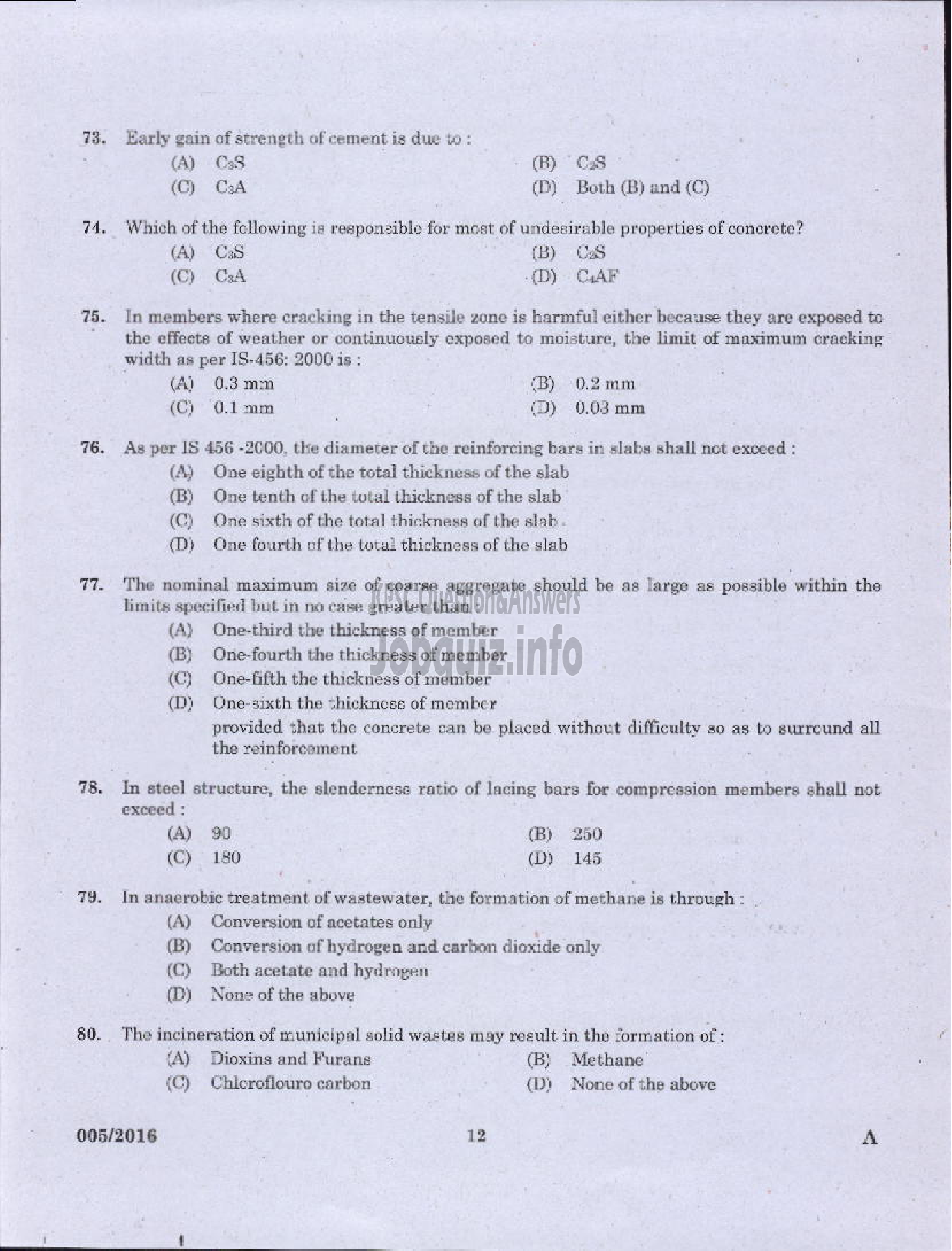 Kerala PSC Question Paper - ASSISTANT ENGINEER UNITED ELECTRICAL INDUSTRIES LTD-10