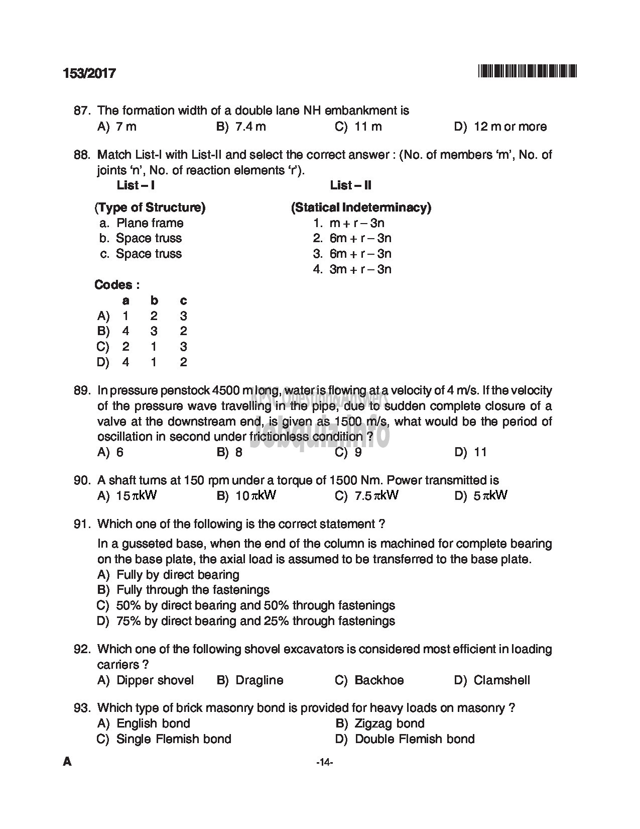 Kerala PSC Question Paper - ASSISTANT KANNADA KNOWING KERALA PUBLIC SERVICE COMMISSION QUESTION PAPER-14