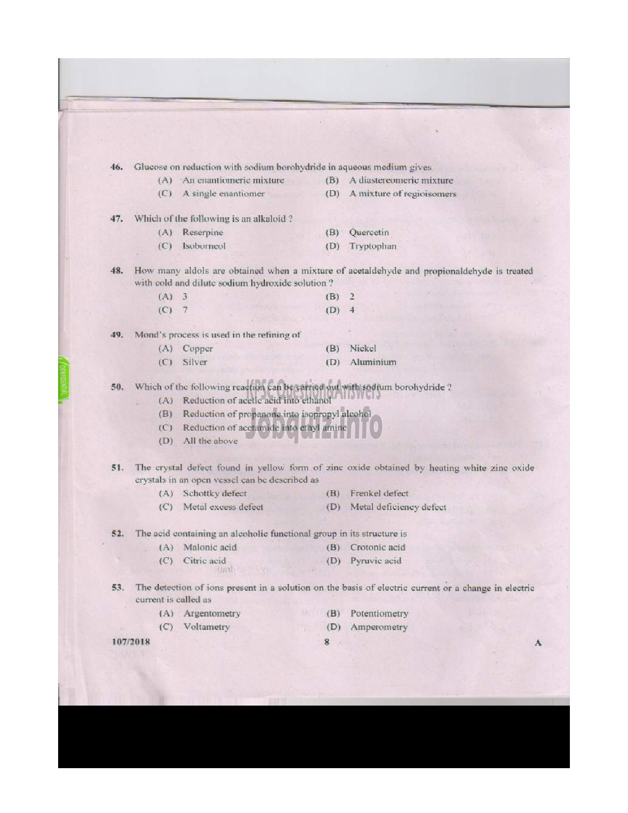 Kerala PSC Question Paper - ASSISTANT PRISON OFFICER/ FEMALE ASSISTANT PRISON OFFICER PRISON KANNADA -7
