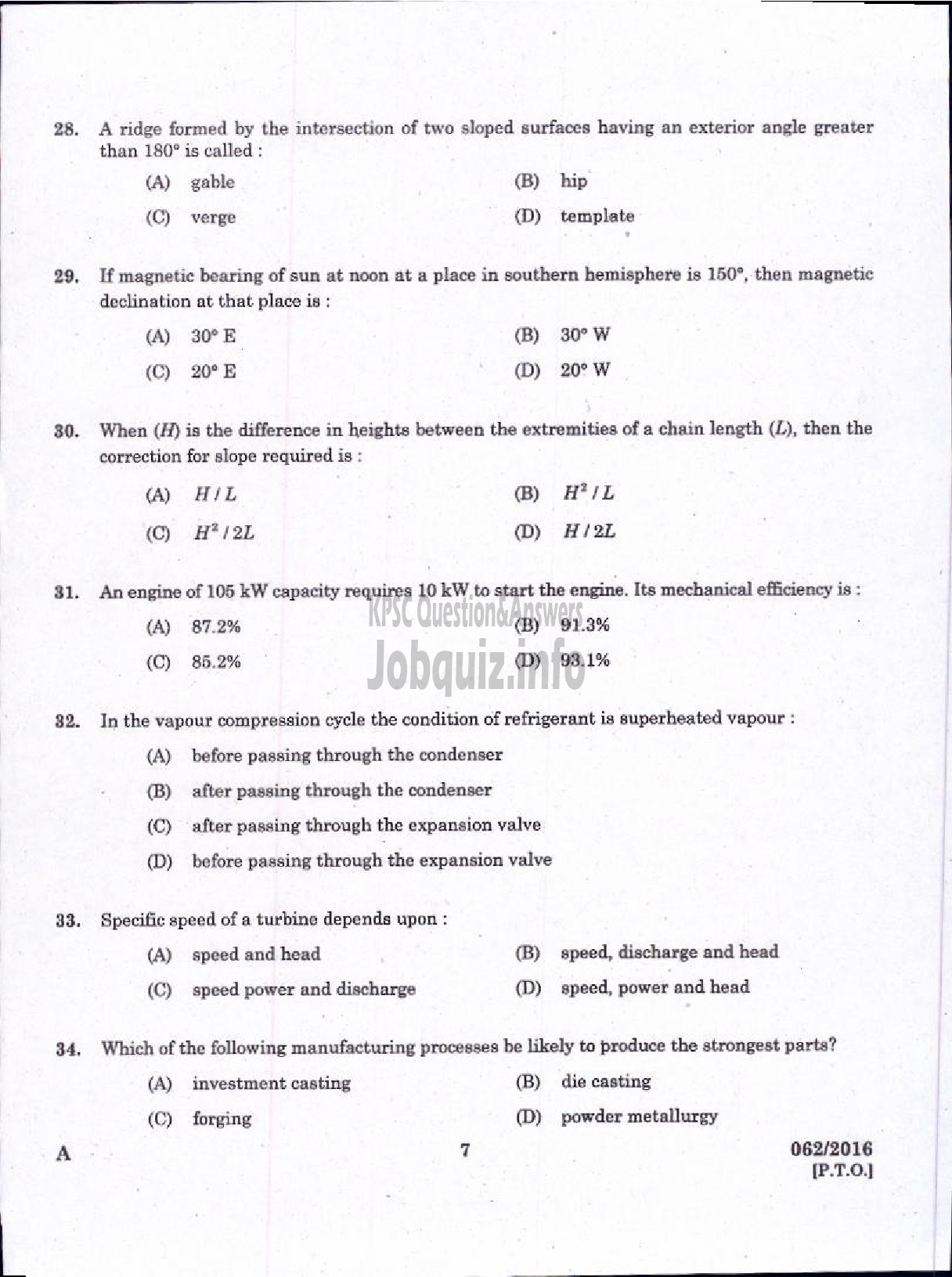 Kerala PSC Question Paper - ASSISTANT PROFESSOR IN ELECTRONICS AND COMMUNICATION ENGINEERING TECHNICAL EDUCATION ENGINEERING COLLEGES-5