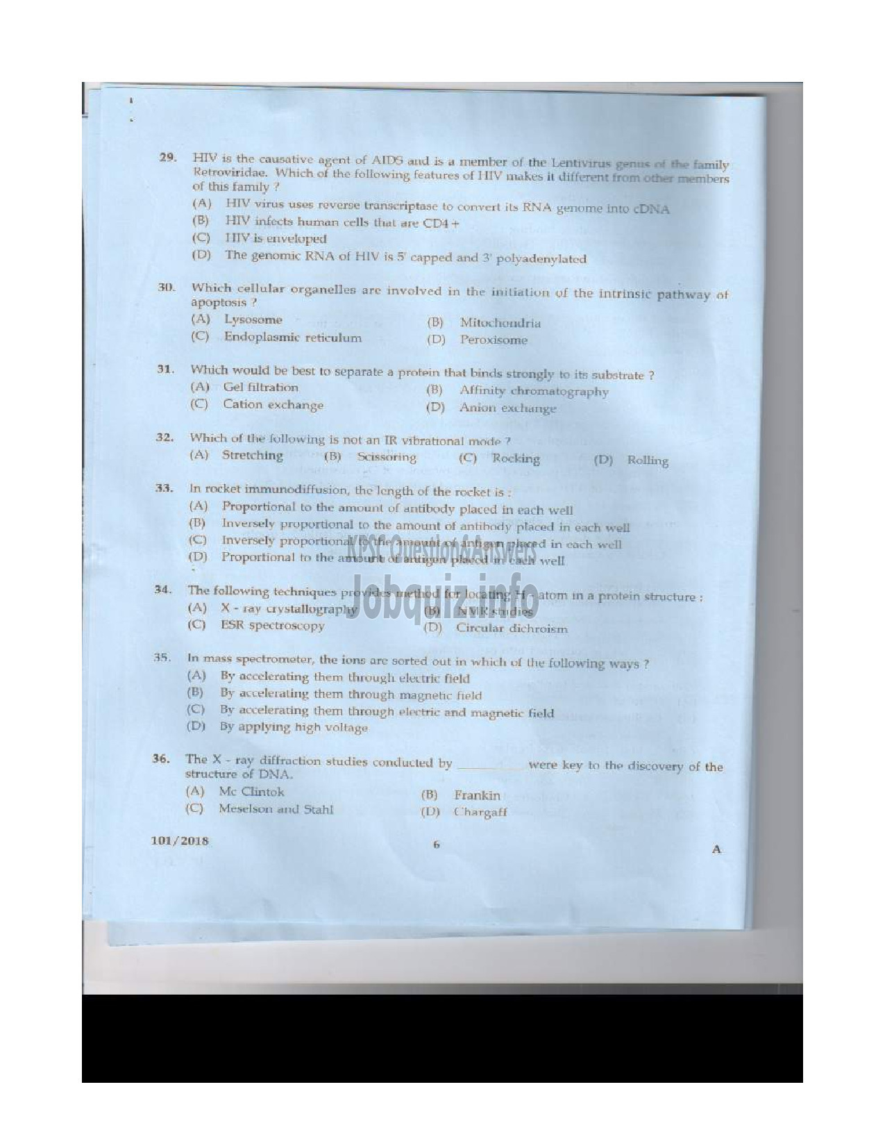 Kerala PSC Question Paper - ASSISTANT PROFESSOR IN SANITARY CHEMISTRY TECHNICAL EDUCATION English -5