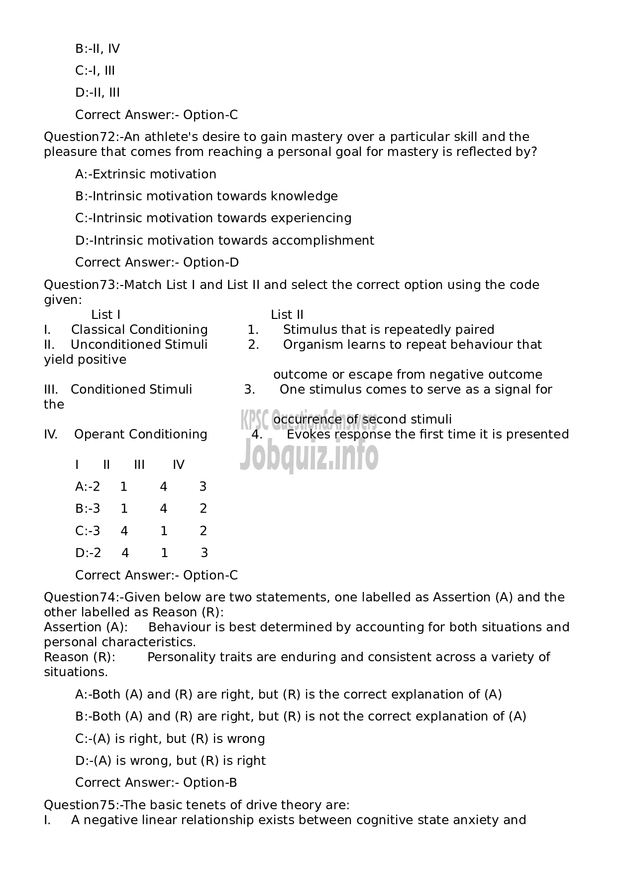 Kerala PSC Question Paper - Additional Director-15