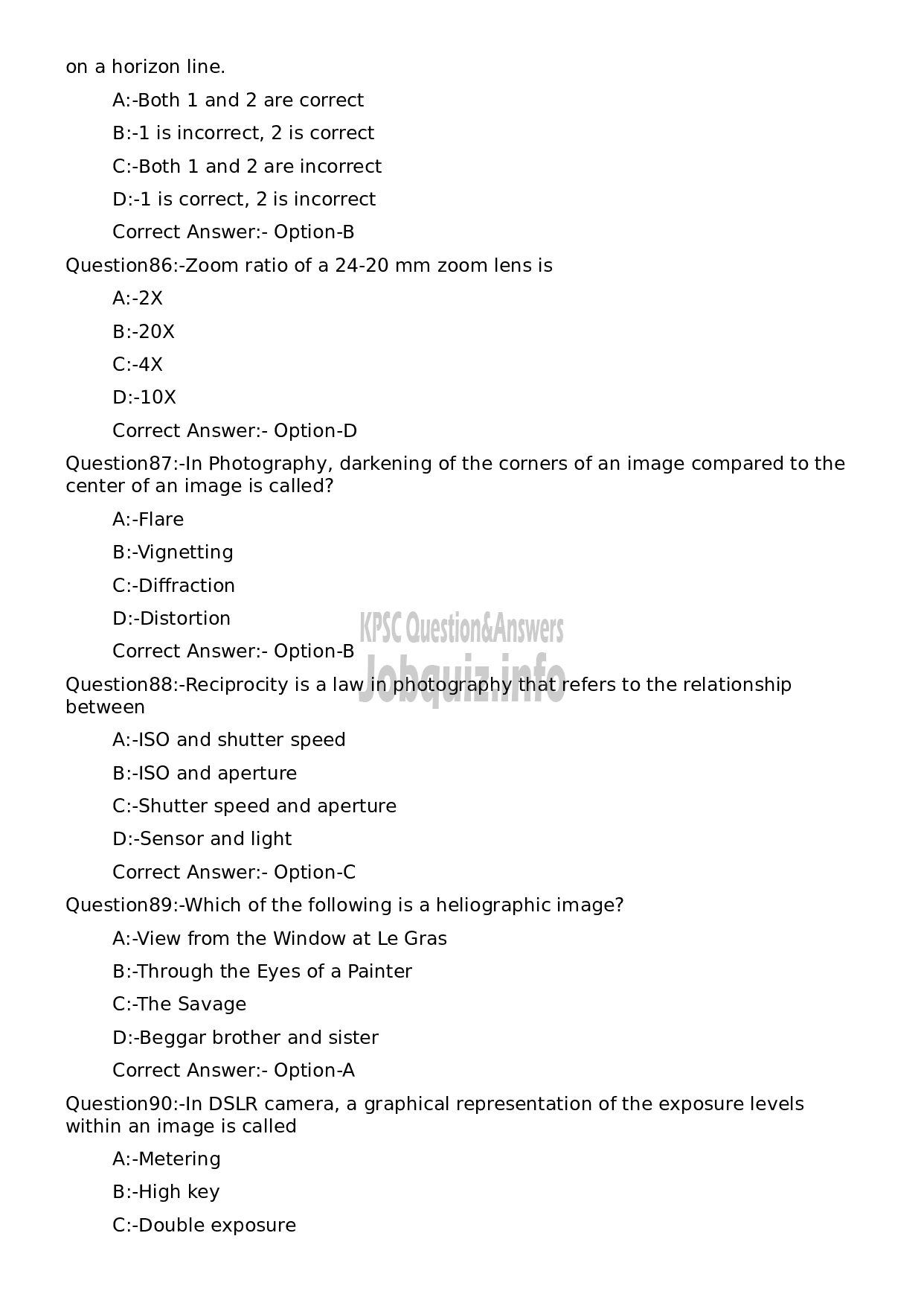 Kerala PSC Question Paper - Artist Modeller-17