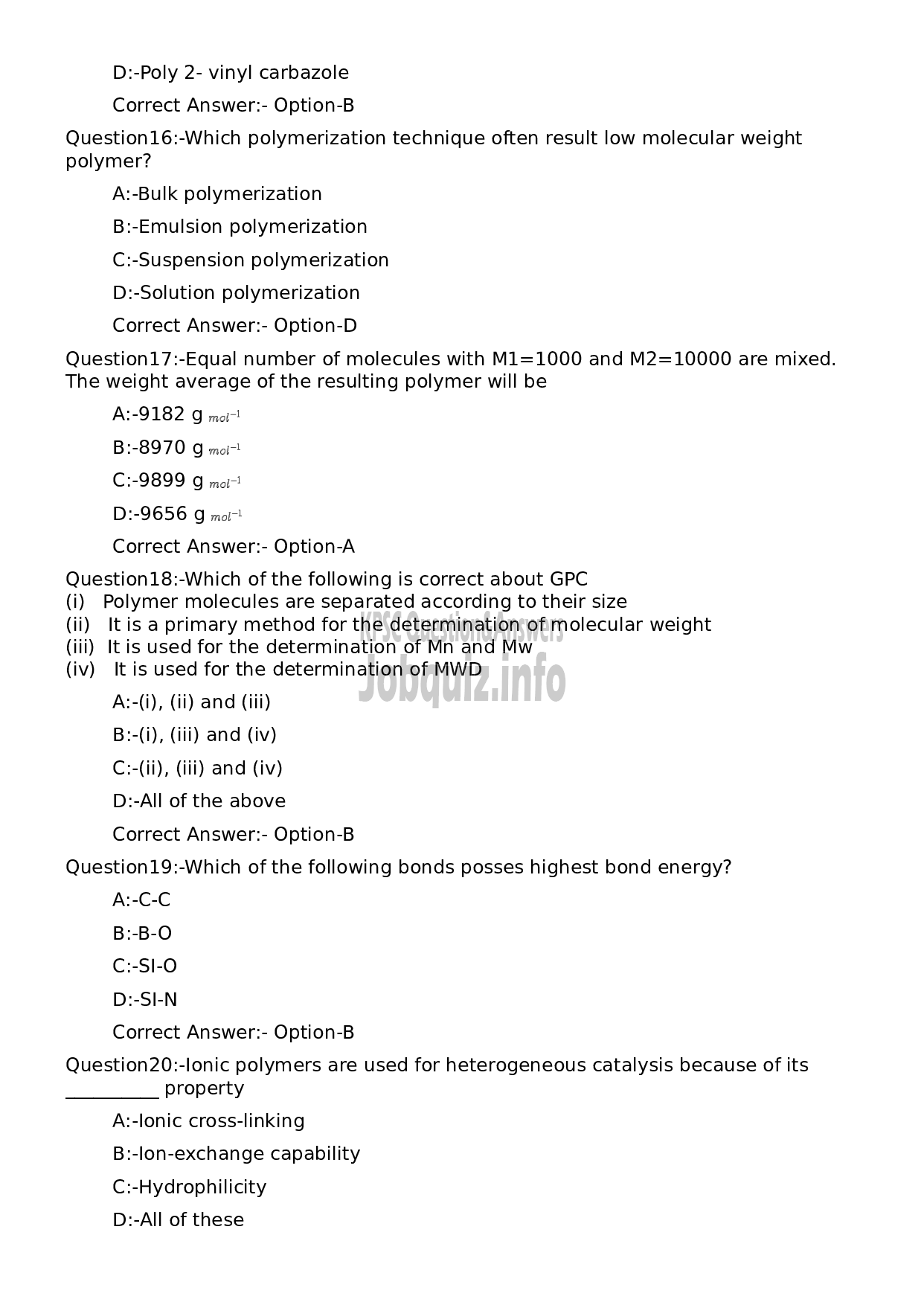 Kerala PSC Question Paper - Assistant Director (Plastic)-4