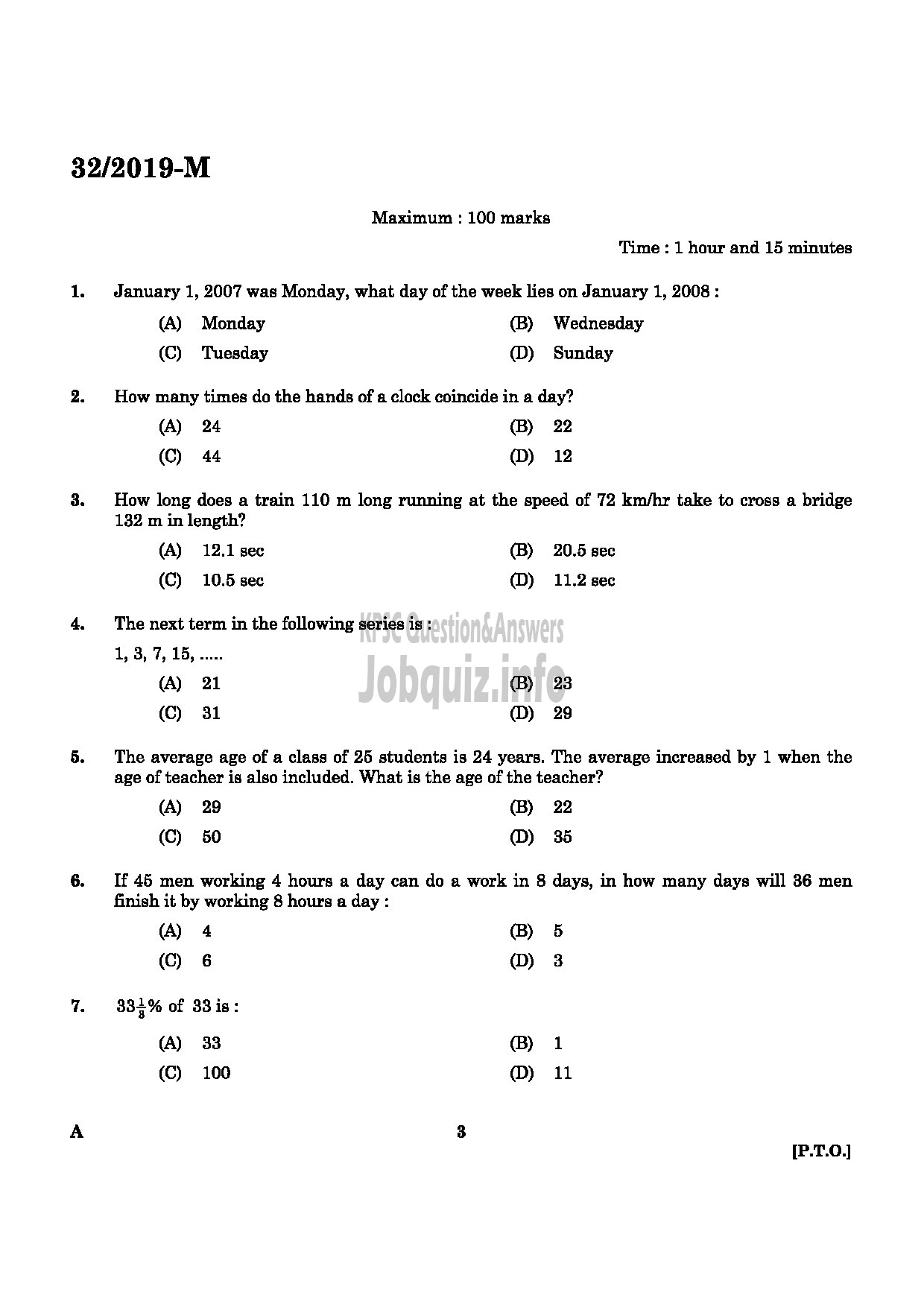 Kerala PSC Question Paper - Assistant Gr II (Direct & By Transfer) Kerala State Housing Board English / Malayalam-1