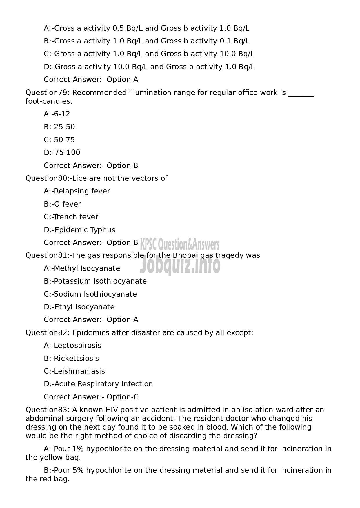 Kerala PSC Question Paper - Assistant Professor Community Medicine (Social and Preventive Medicine)-16