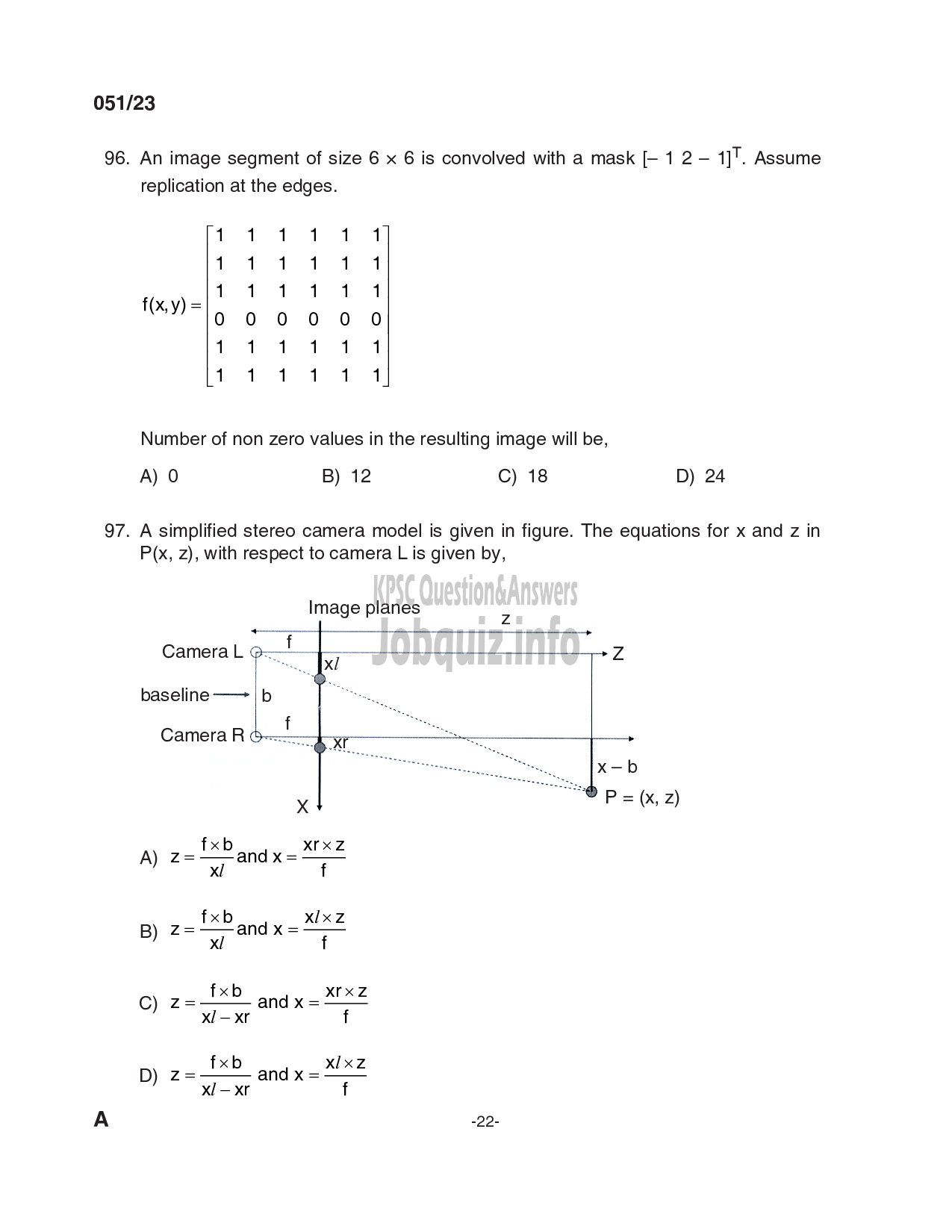 Kerala PSC Question Paper - Assistant Professor Electronics and Communication Engineering-22