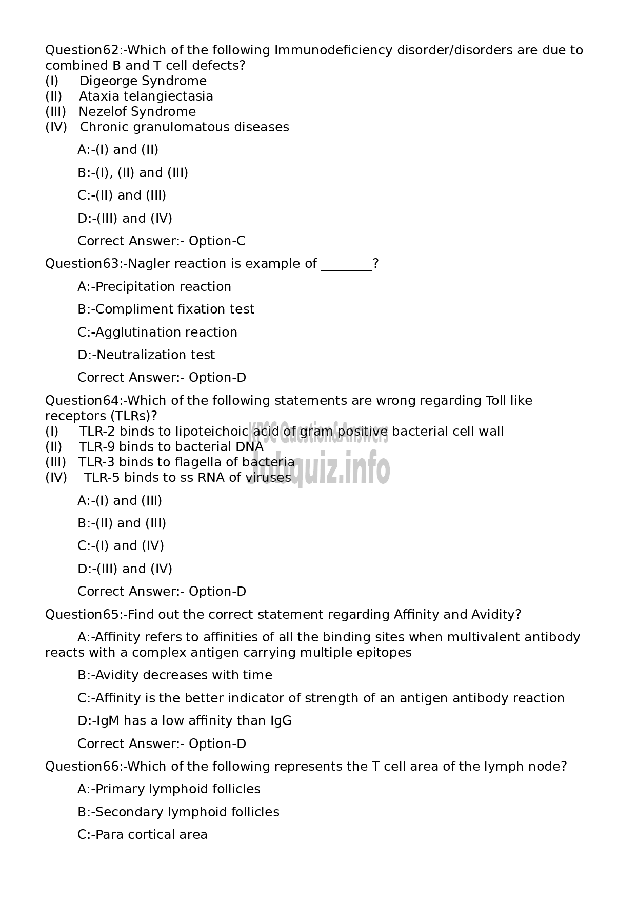 Kerala PSC Question Paper - Assistant Professor Pathology and Microbiology-12