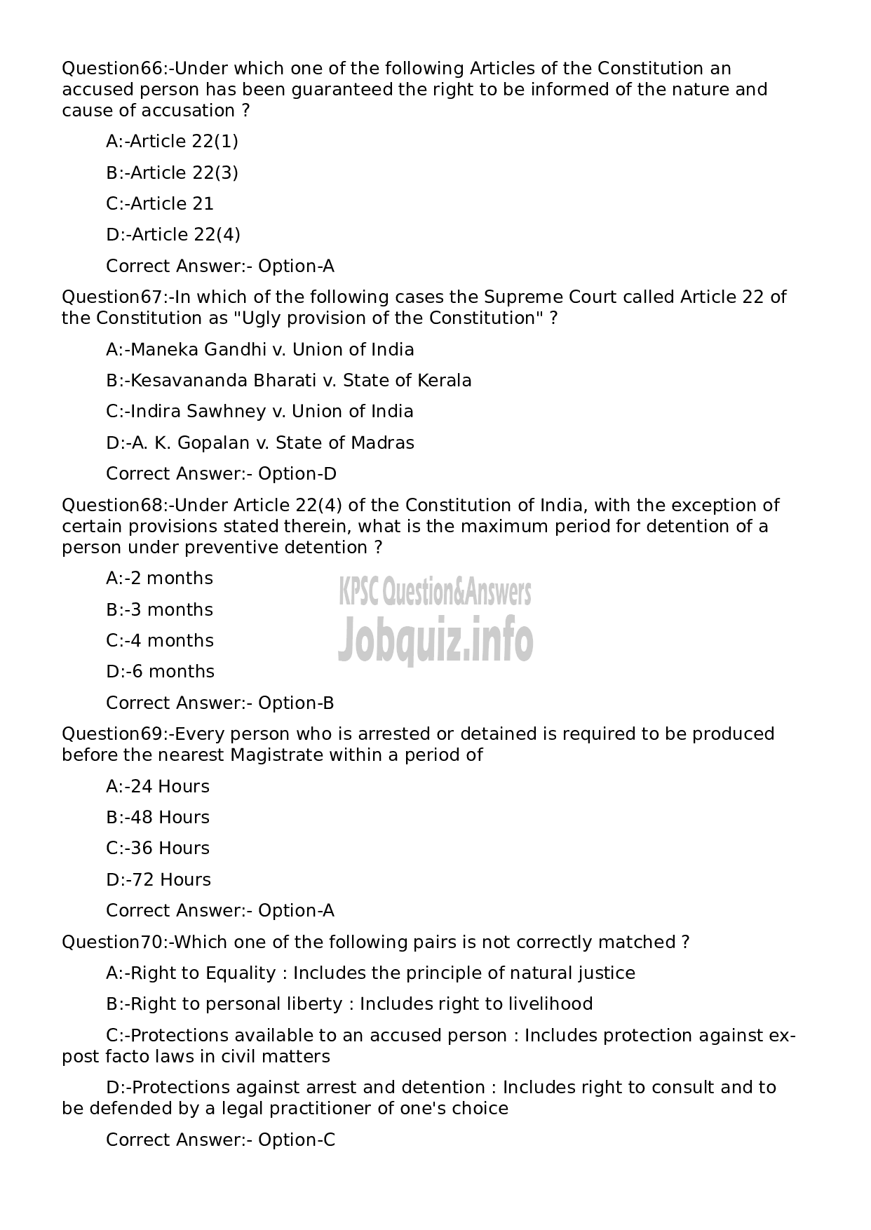 Kerala PSC Question Paper - Assistant Public Prosecutor Grade II-16