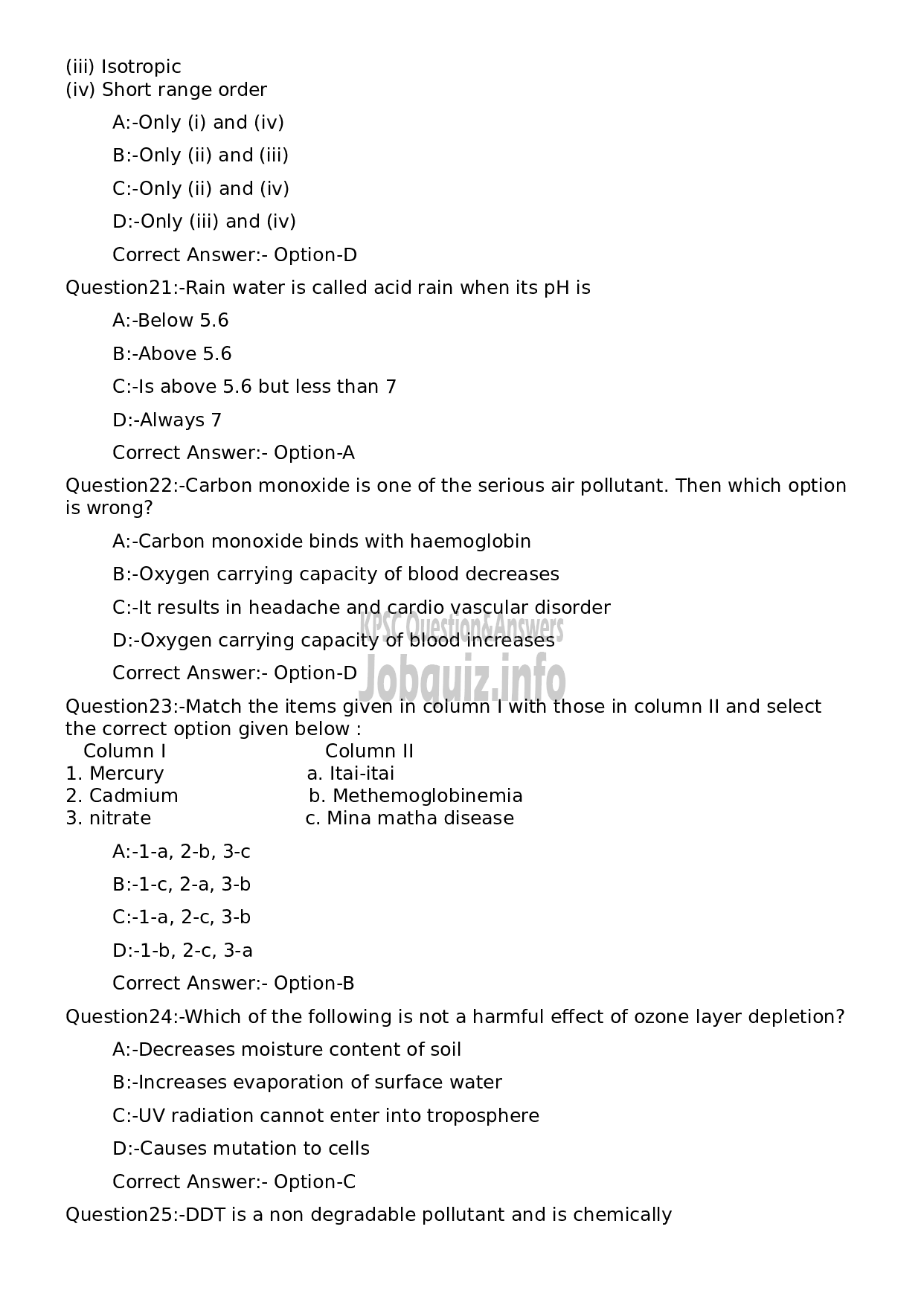 Kerala PSC Question Paper - Assistant Tester cum Guager-5