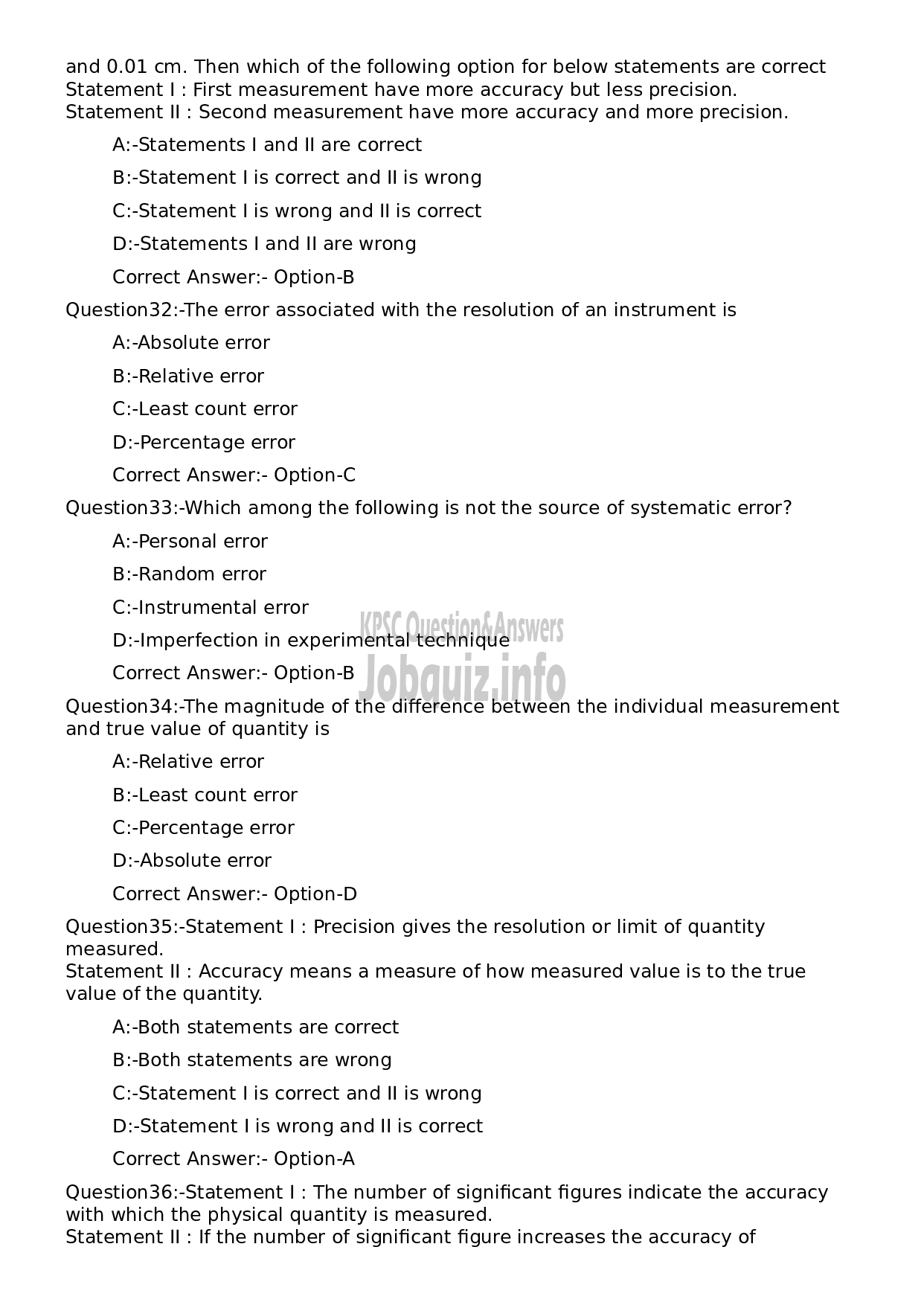 Kerala PSC Question Paper - Assistant Tester cum Guager-7