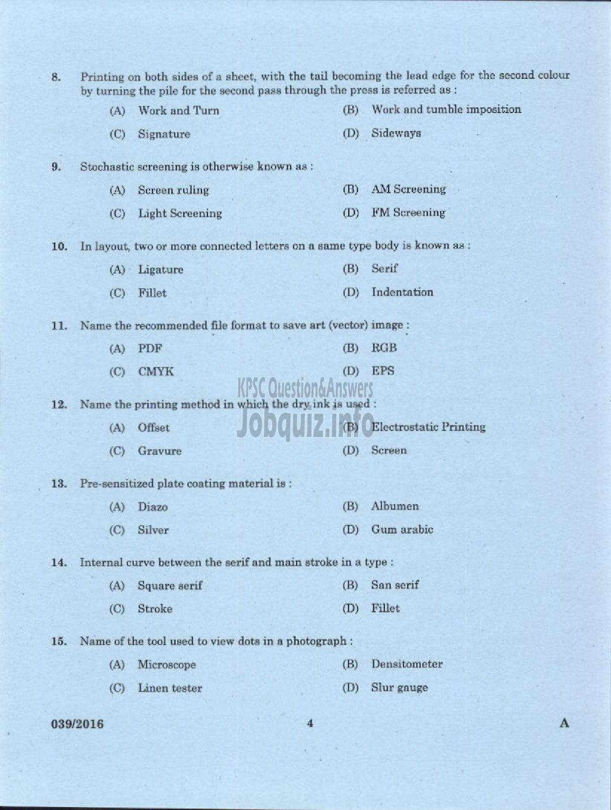 Kerala PSC Question Paper - BINDER GR II PRINTING-2