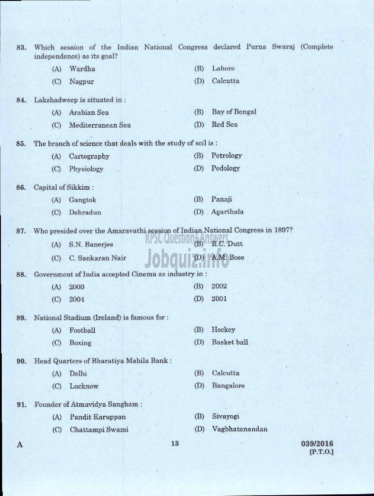 Kerala PSC Question Paper - BINDER GR II PRINTING-11