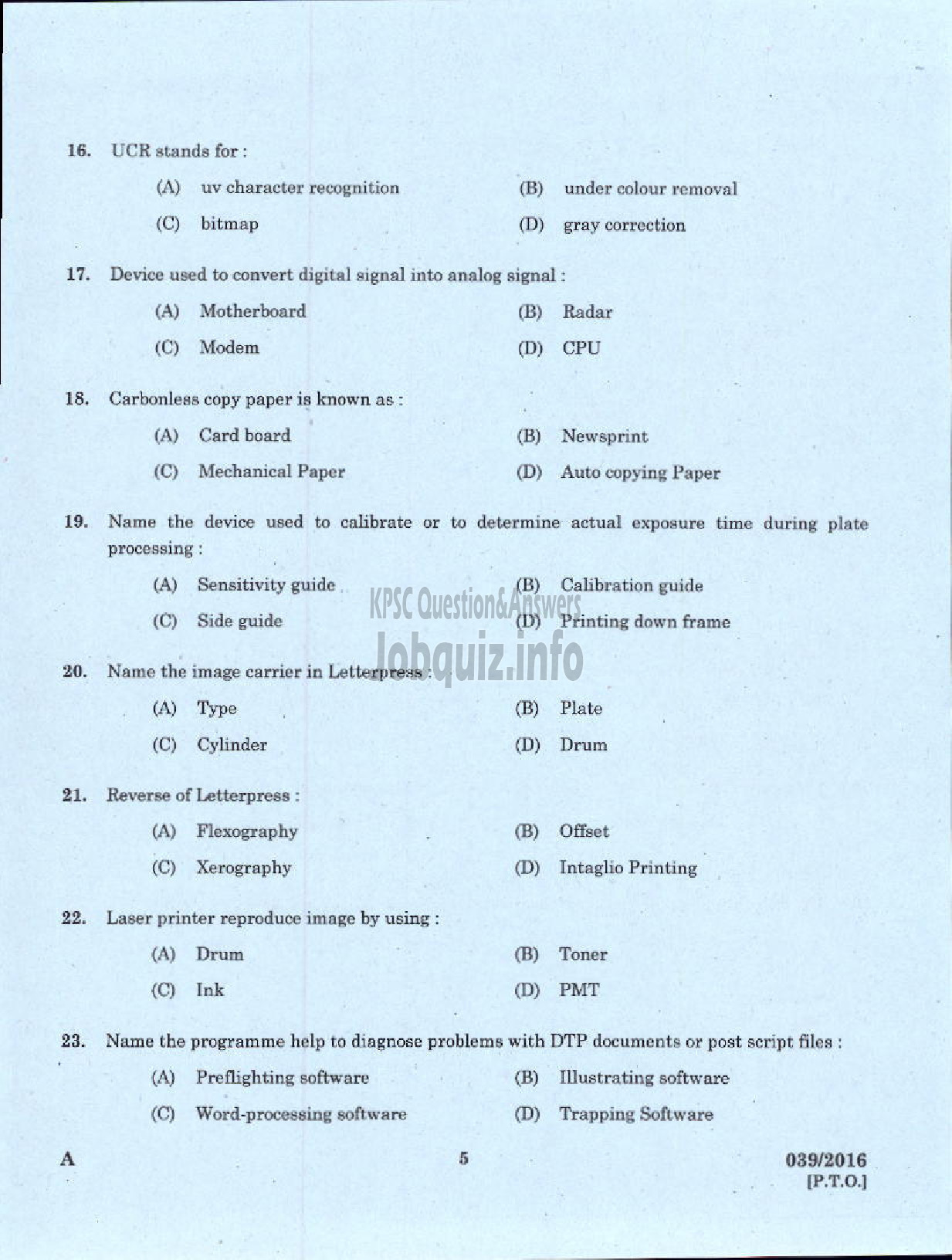 Kerala PSC Question Paper - BINDER GR II PRINTING-3