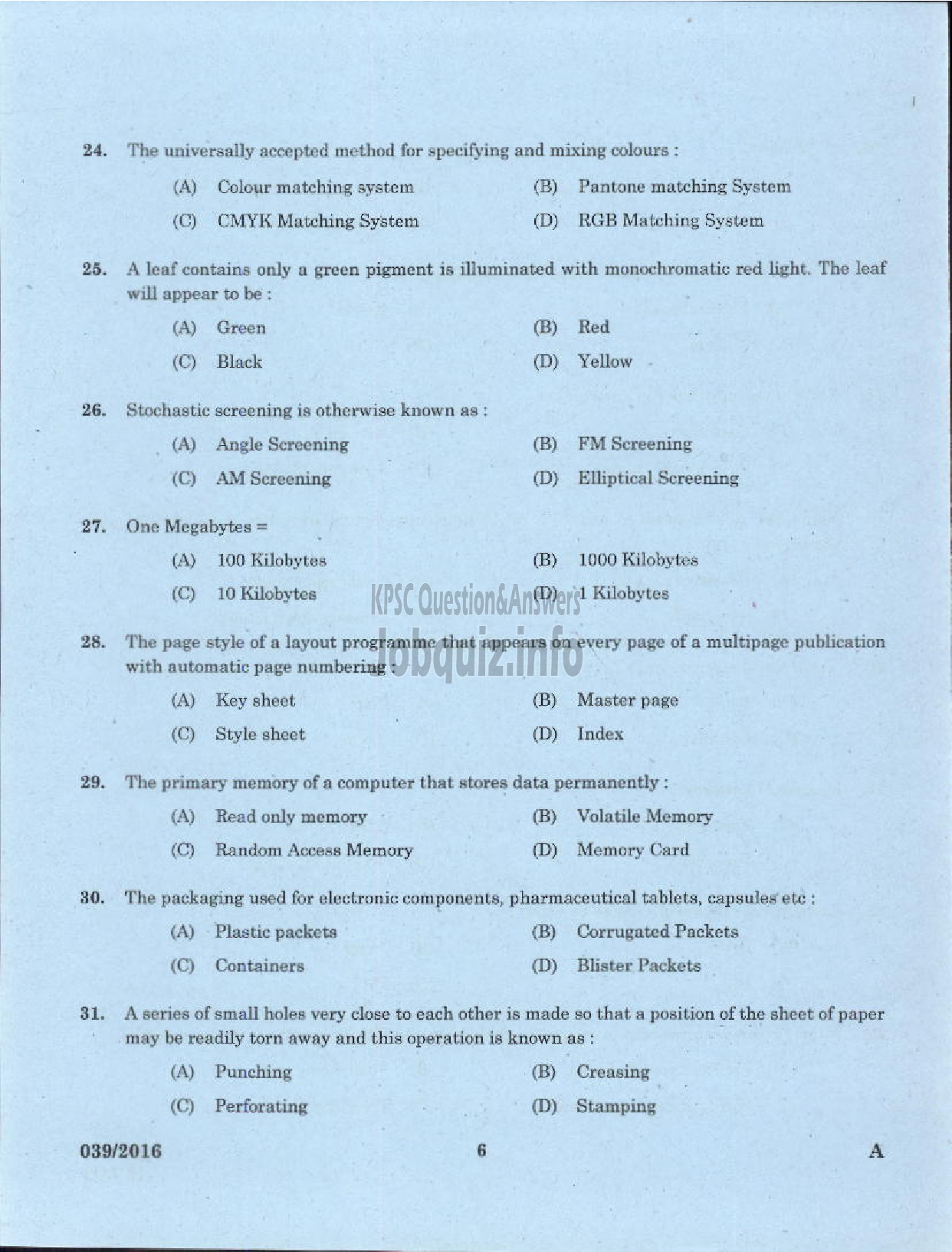 Kerala PSC Question Paper - BINDER GR II PRINTING-4