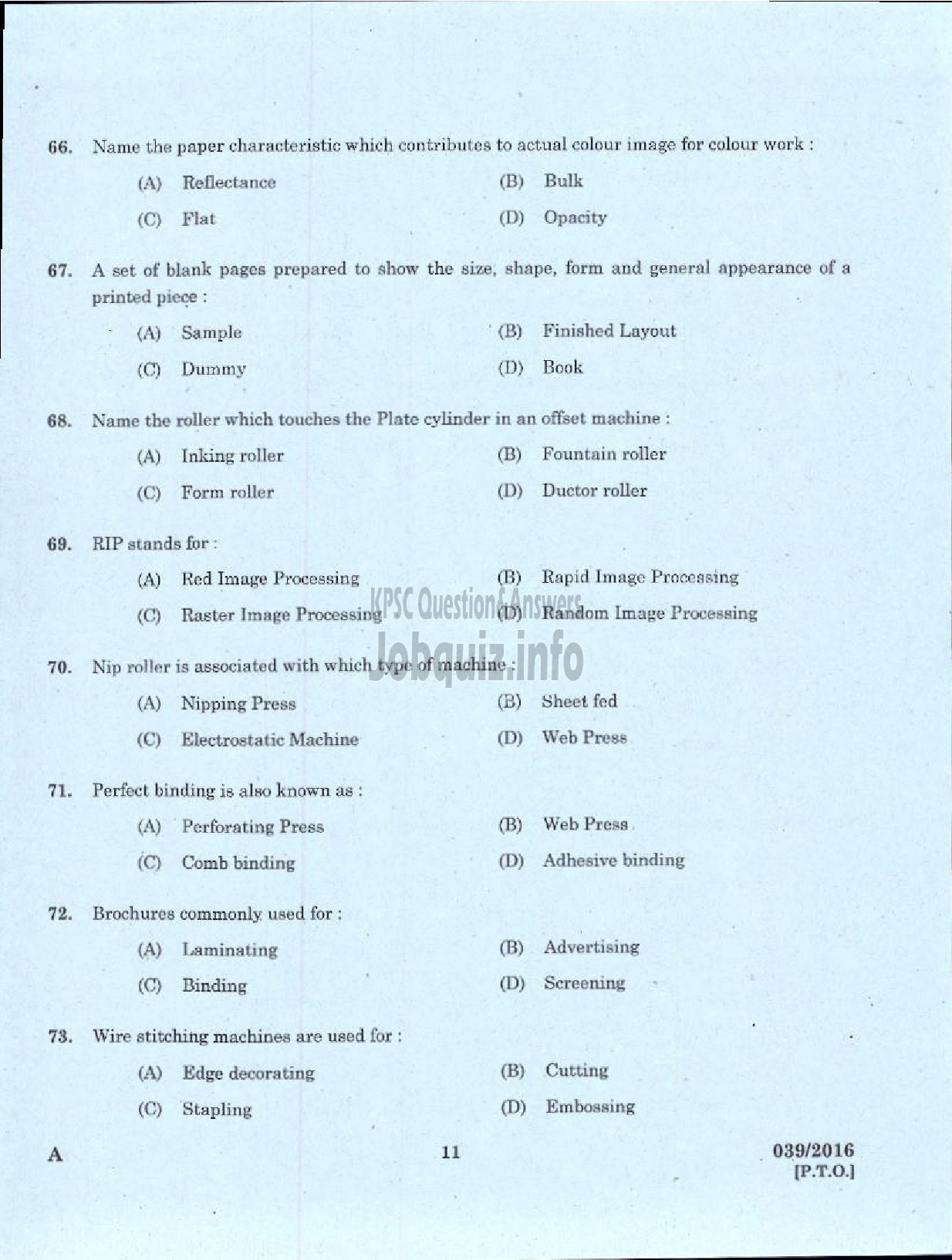 Kerala PSC Question Paper - BINDER GR II PRINTING-9