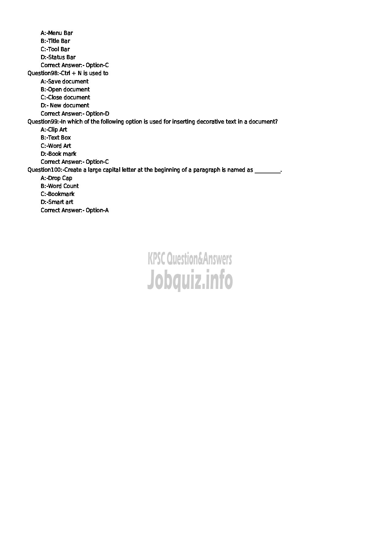 Kerala PSC Question Paper - CLERK TYPIST VARIOUS-11