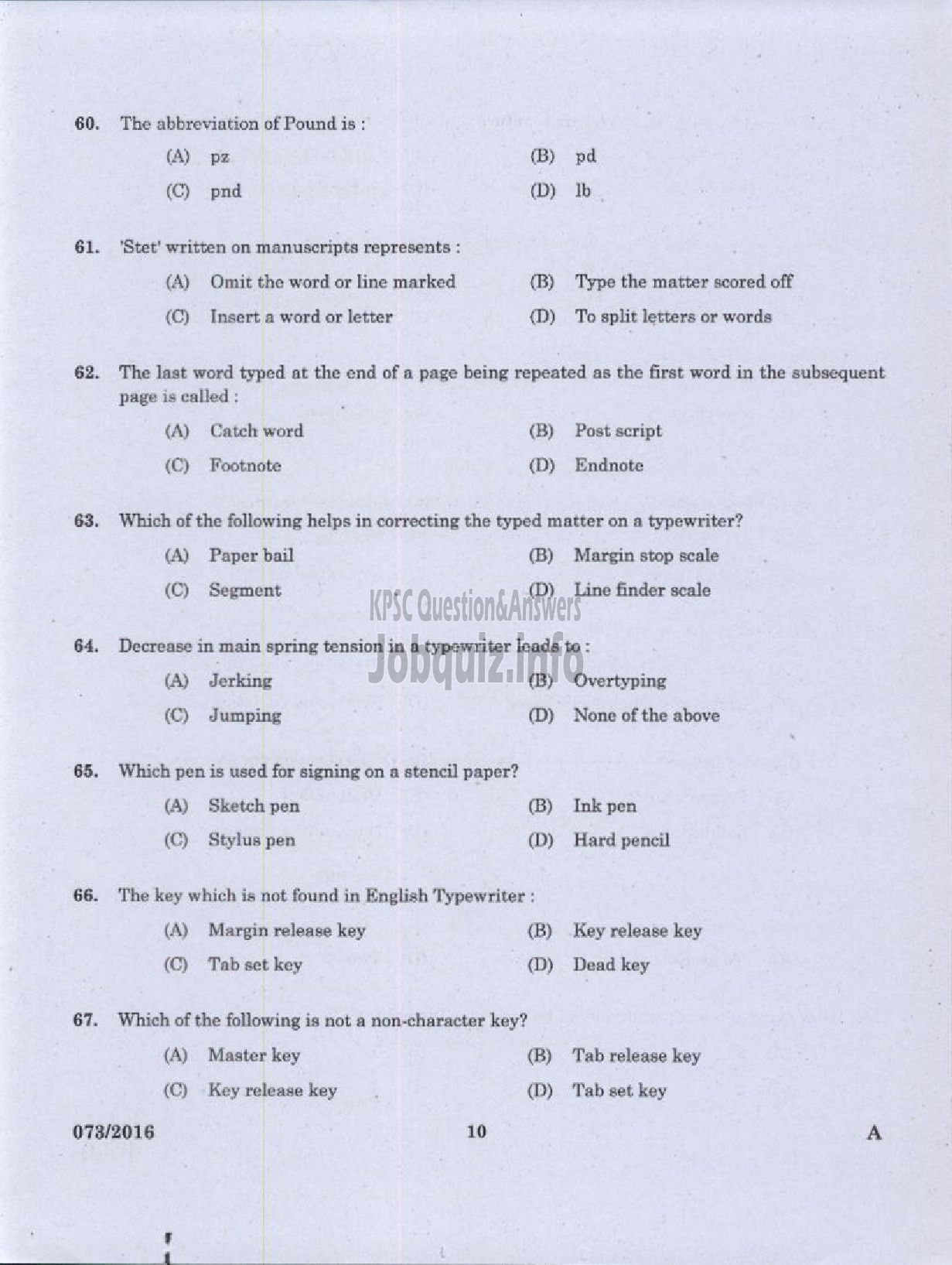 Kerala PSC Question Paper - COMPUTER ASSISTANT GR II UNIVERSITIES IN KERALA-8