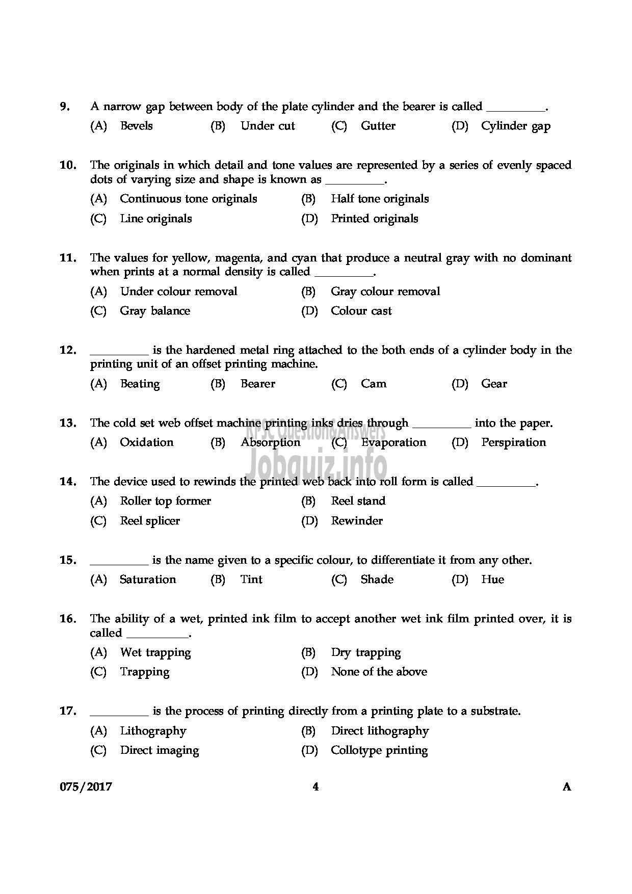 Kerala PSC Question Paper - COMPUTER GR II AND COPY HOLDER PRINTING AND LEGISLATIVE SECRETARIAT QUESTION PAPER-3