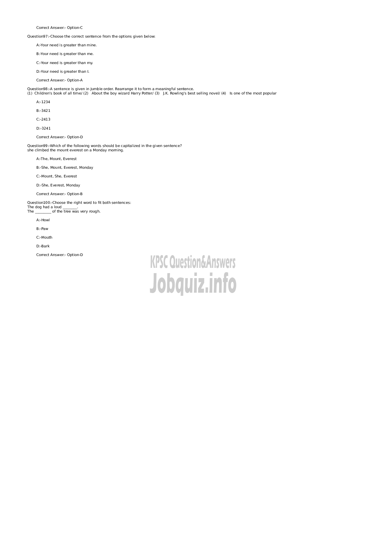 Kerala PSC Question Paper - Computer Assistant Grade II (Kannada)-12