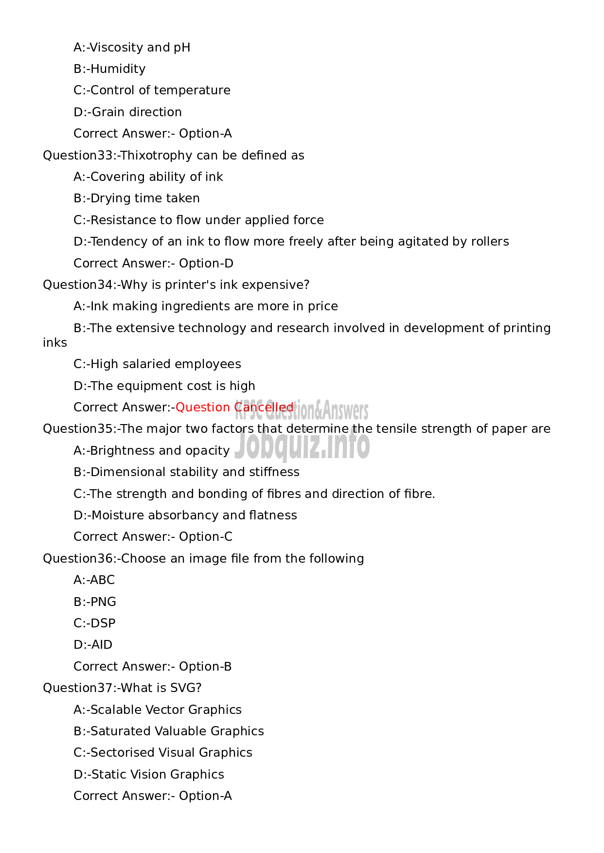 Kerala PSC Question Paper - Computer Grade II-7