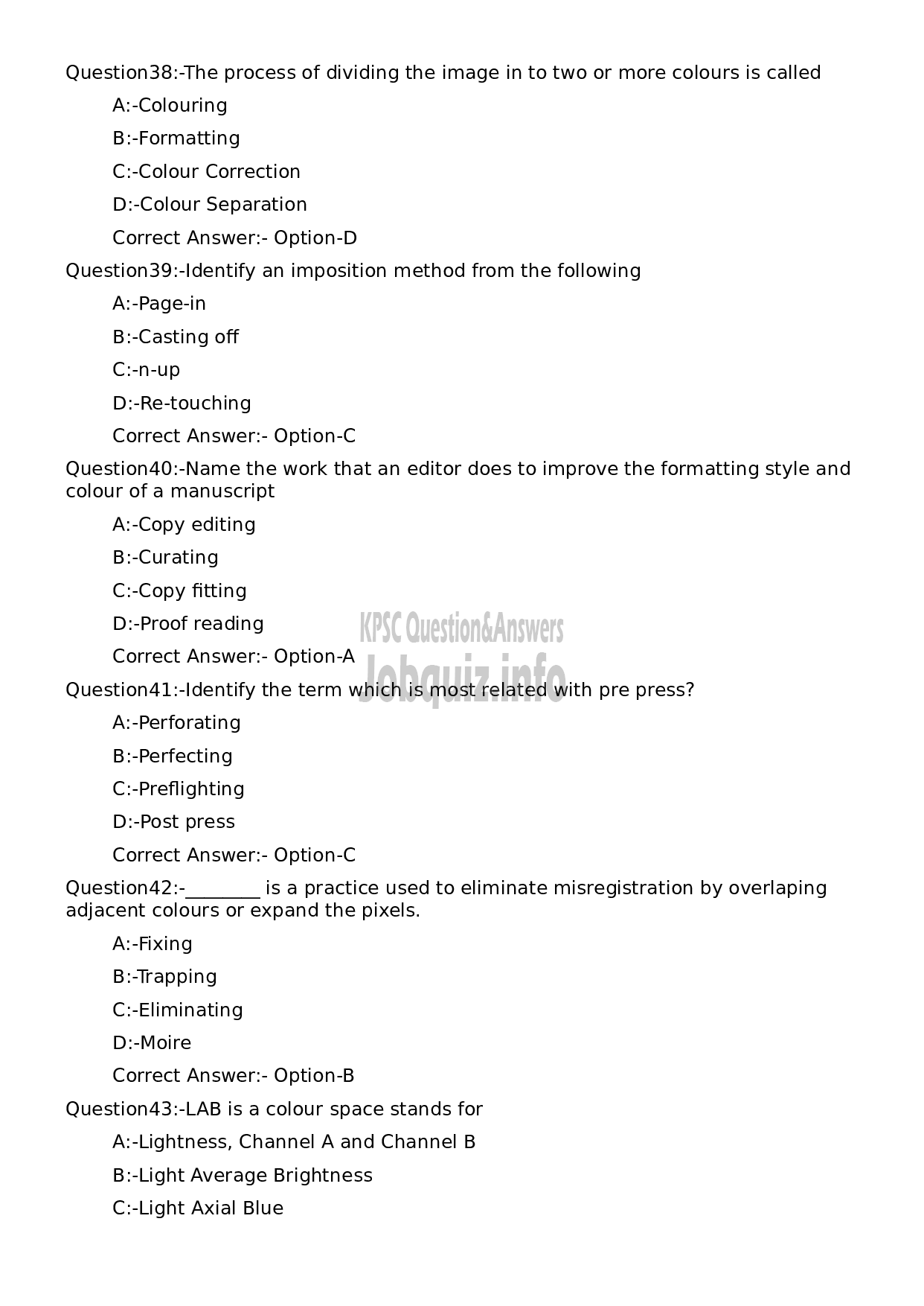 Kerala PSC Question Paper - Computer Grade II-8