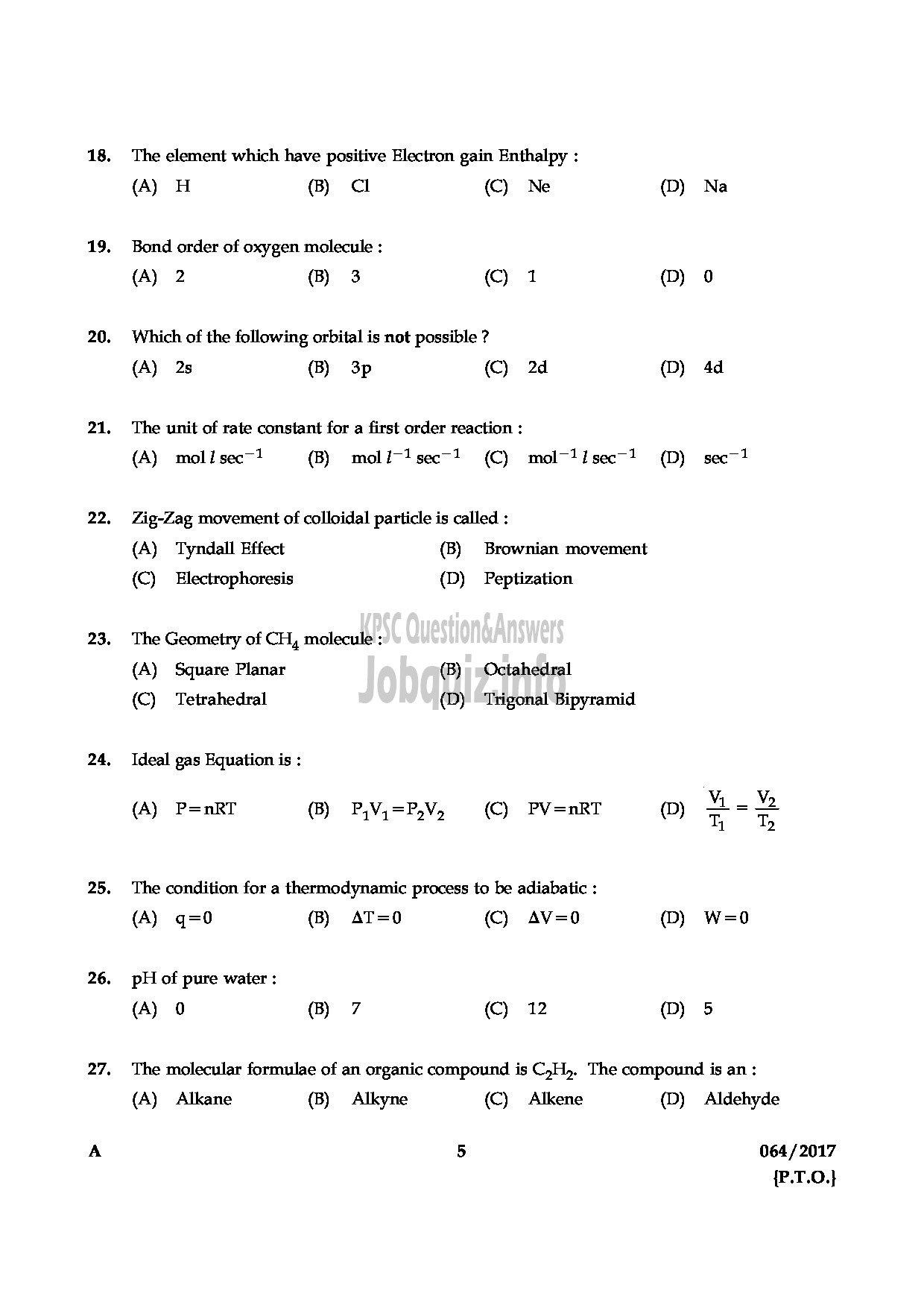 Kerala PSC Question Paper - DAIRY FARM INSTRUCTOR KERALA DAIRY DEVELOPMENT QUESTION PAPER-4