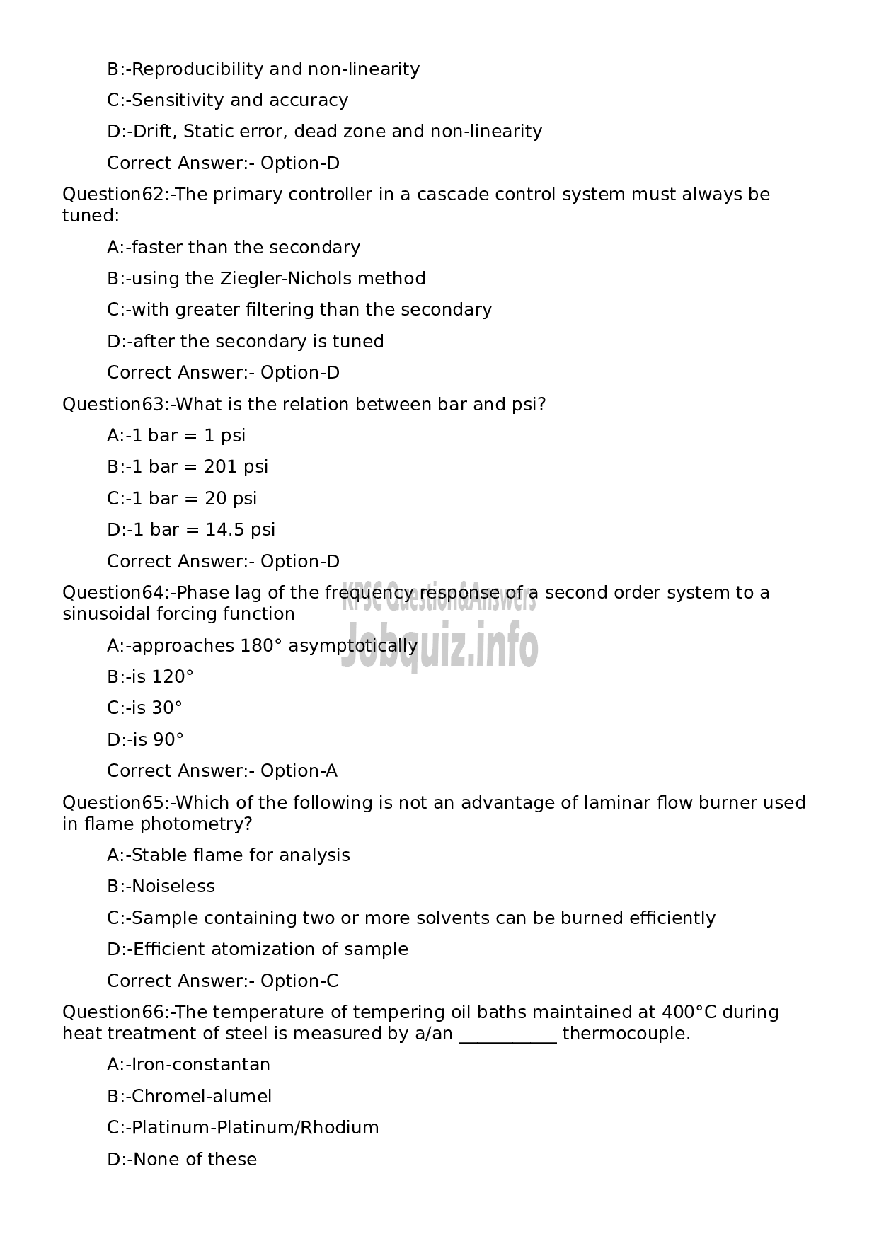 Kerala PSC Question Paper - Deputy Manager (Production)-12