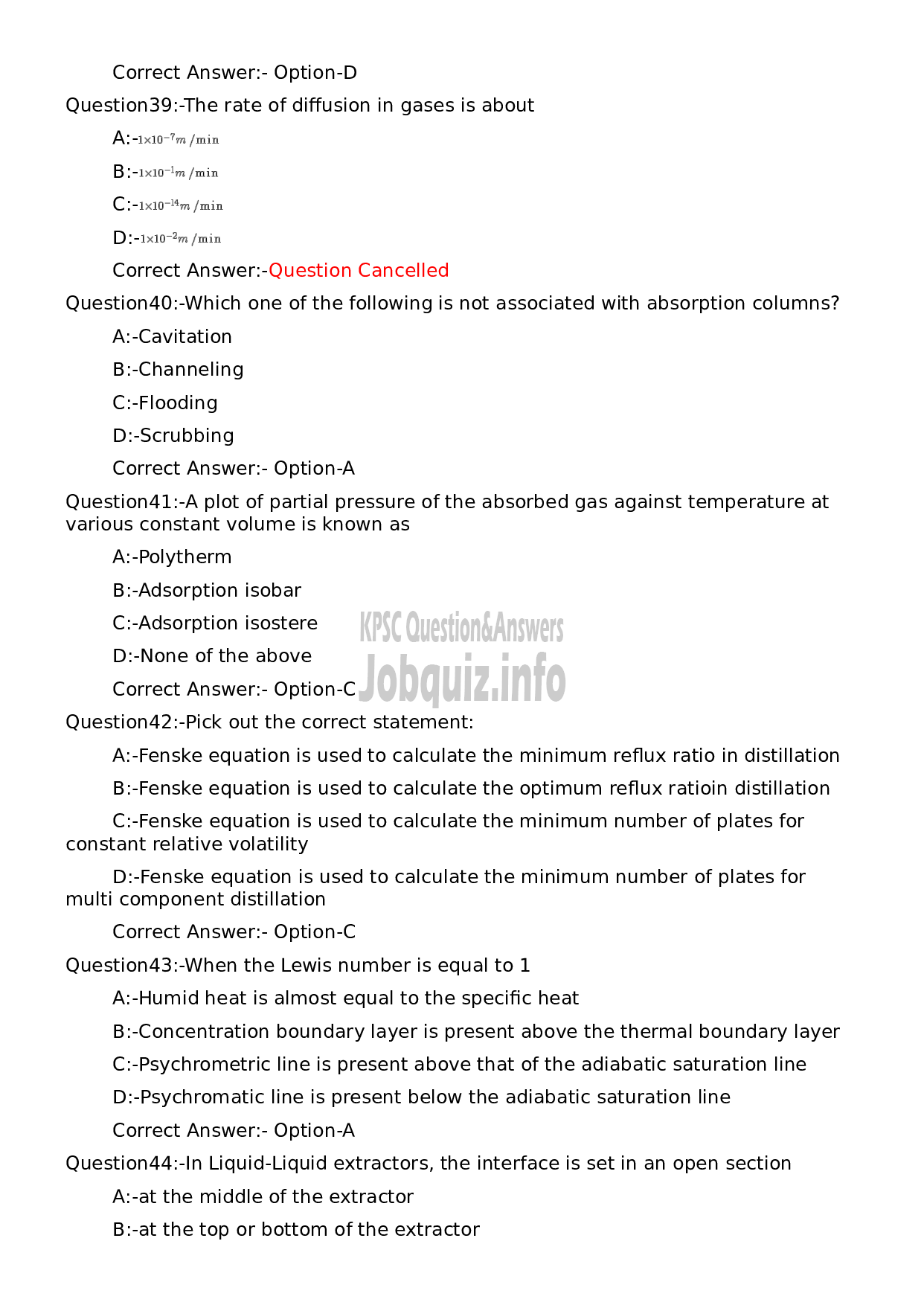 Kerala PSC Question Paper - Deputy Manager (Production)-8