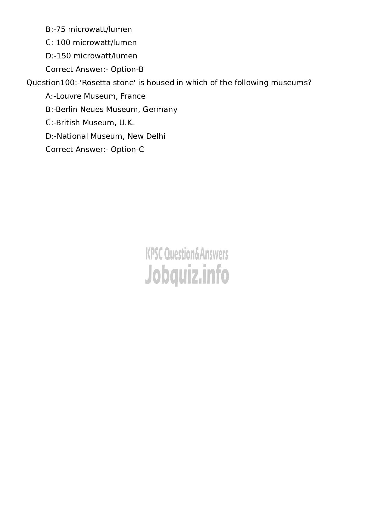 Kerala PSC Question Paper - Excavation Assistant (SR for SC/ST)-19