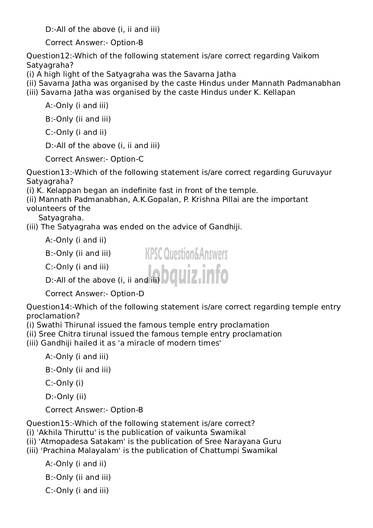 Kerala PSC Question Paper - High School Teacher English (By Transfer)-4