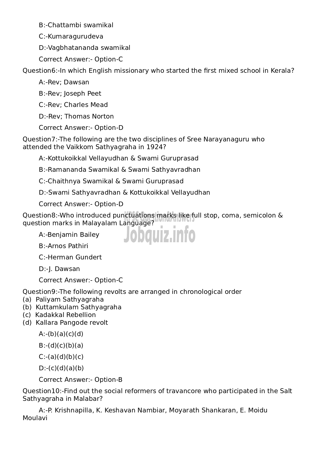 Kerala PSC Question Paper - High School Teacher Mathematics (Malayalam Medium)-2