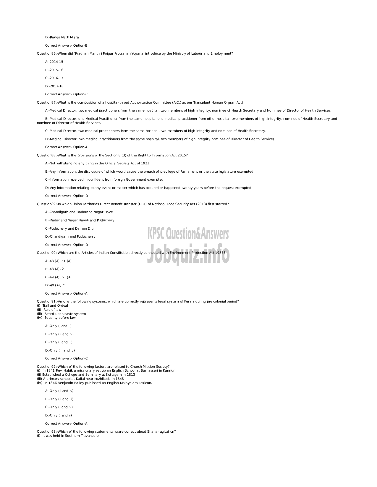 Kerala PSC Question Paper - Higher Sceondary School Teacher in Islamic History - Kerla Higher Secondary Education -13