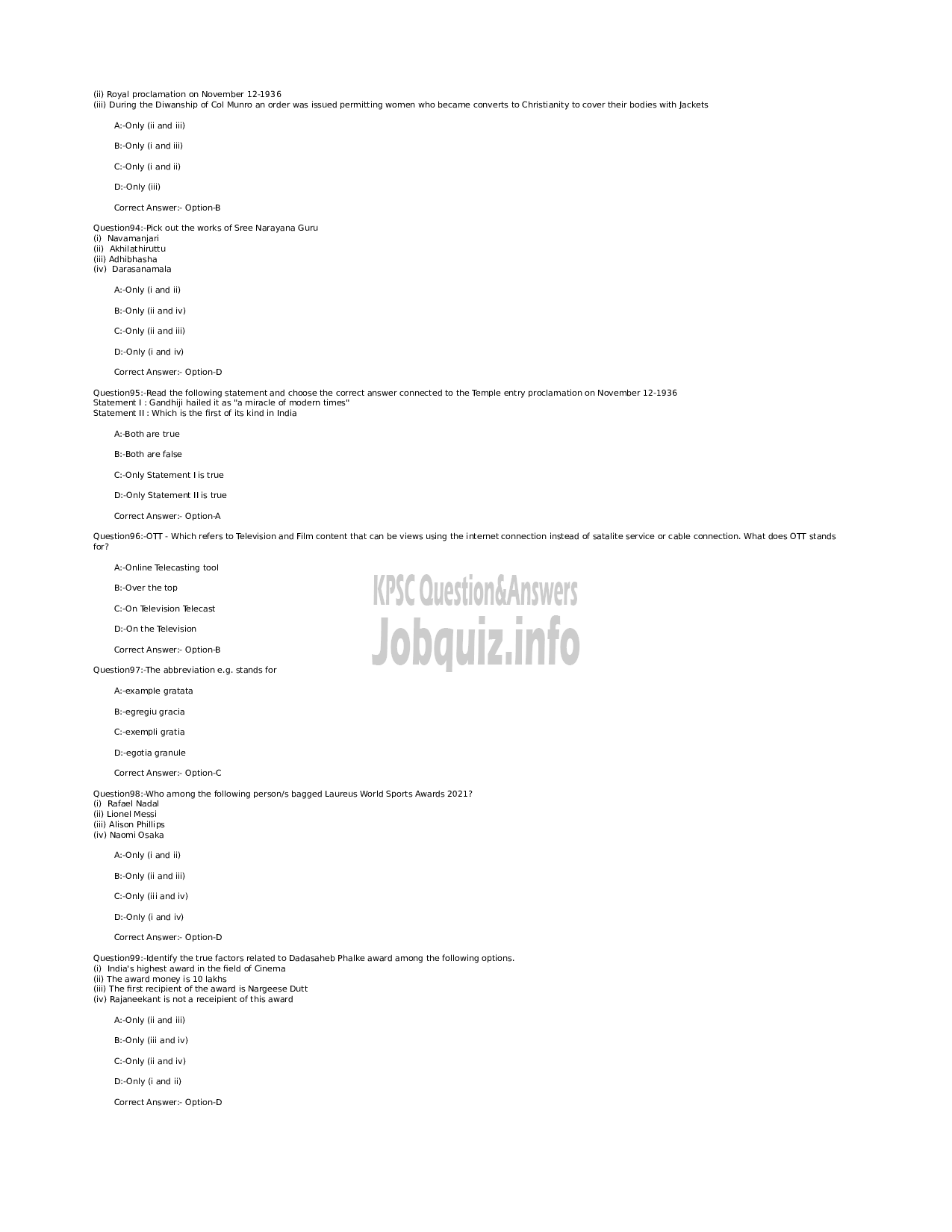 Kerala PSC Question Paper - Higher Sceondary School Teacher in Islamic History - Kerla Higher Secondary Education -14