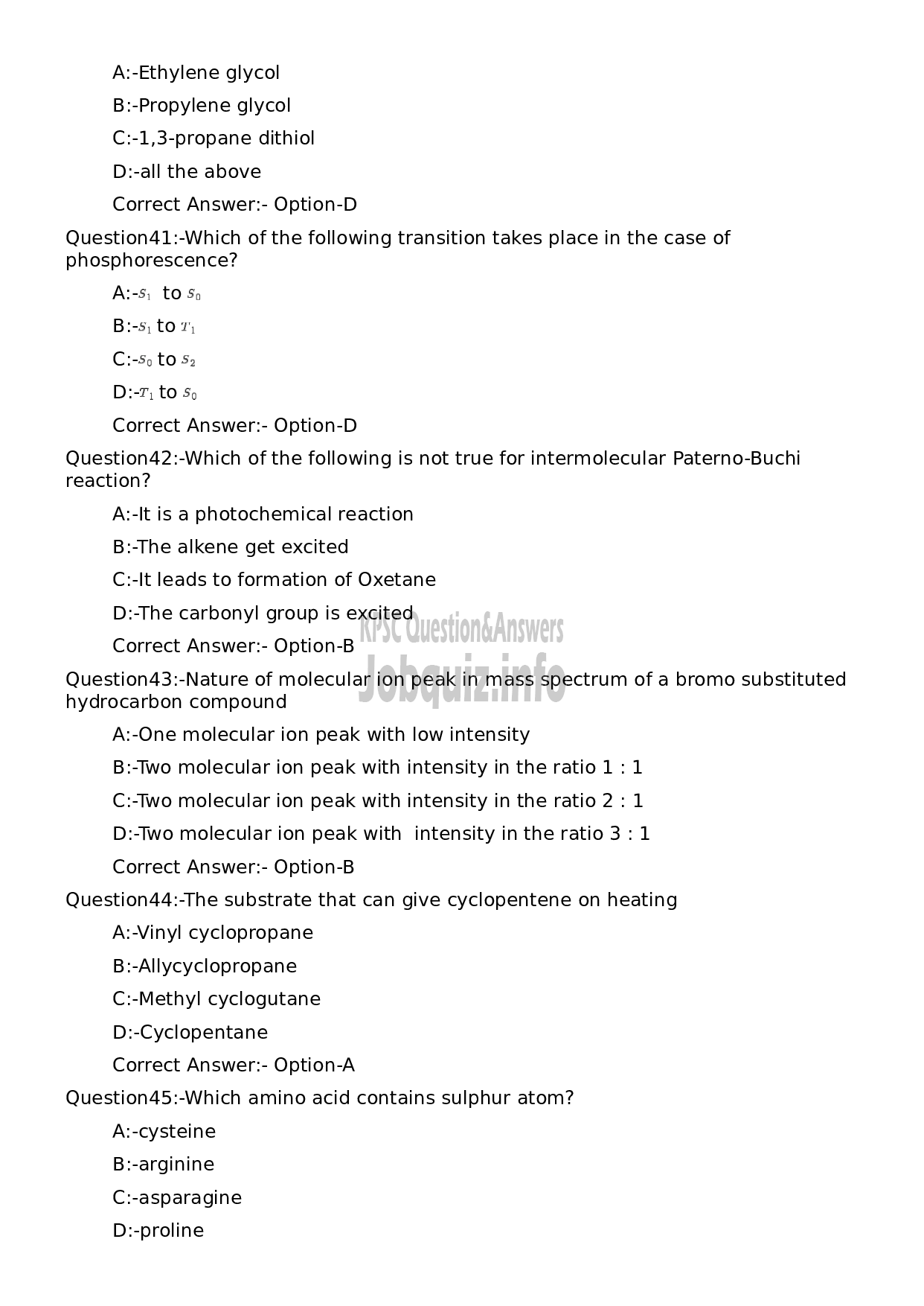 Kerala PSC Question Paper - Higher Secondary School Teacher Chemistry (SR for ST)-9