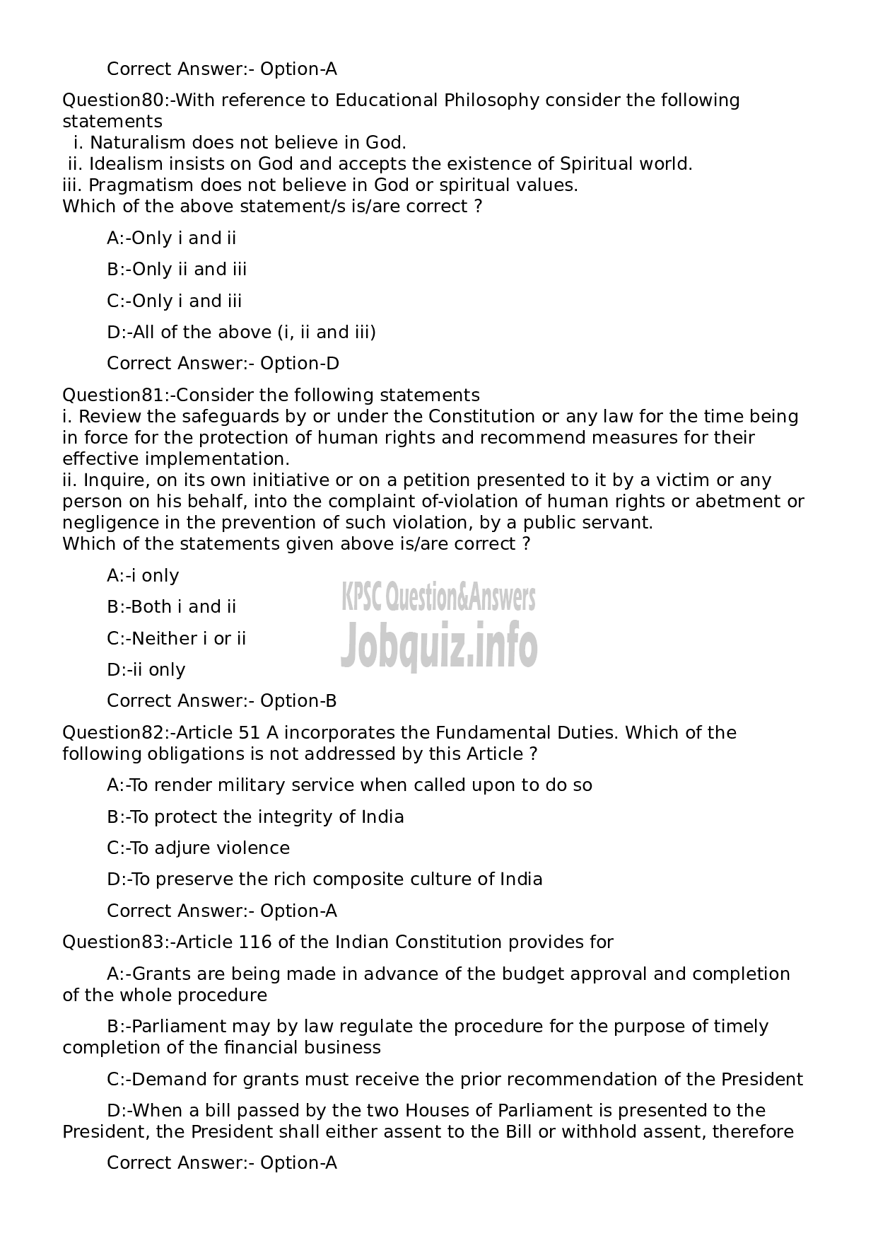 Kerala PSC Question Paper - Higher Secondary School Teacher (Junior) Chemistry-17