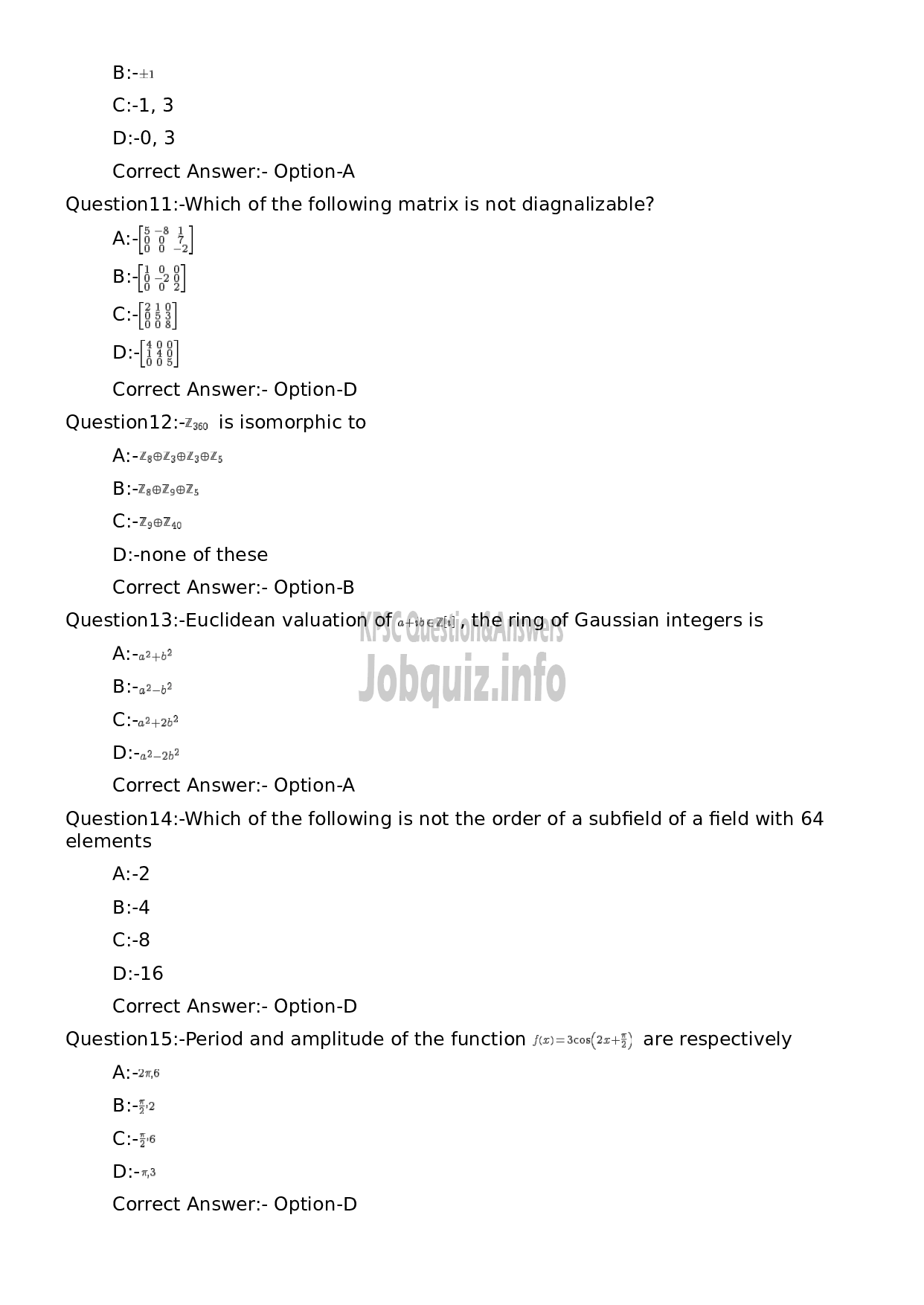 Kerala PSC Question Paper - Higher Secondary School Teacher (Junior) Computer Science-3