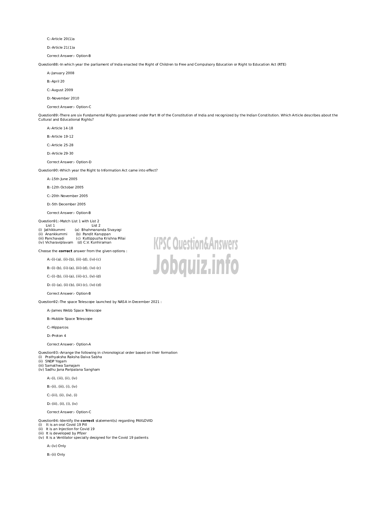 Kerala PSC Question Paper - Higher Secondary School Teacher (Junior) in Economics -Kerala Higher Secondary Education-13