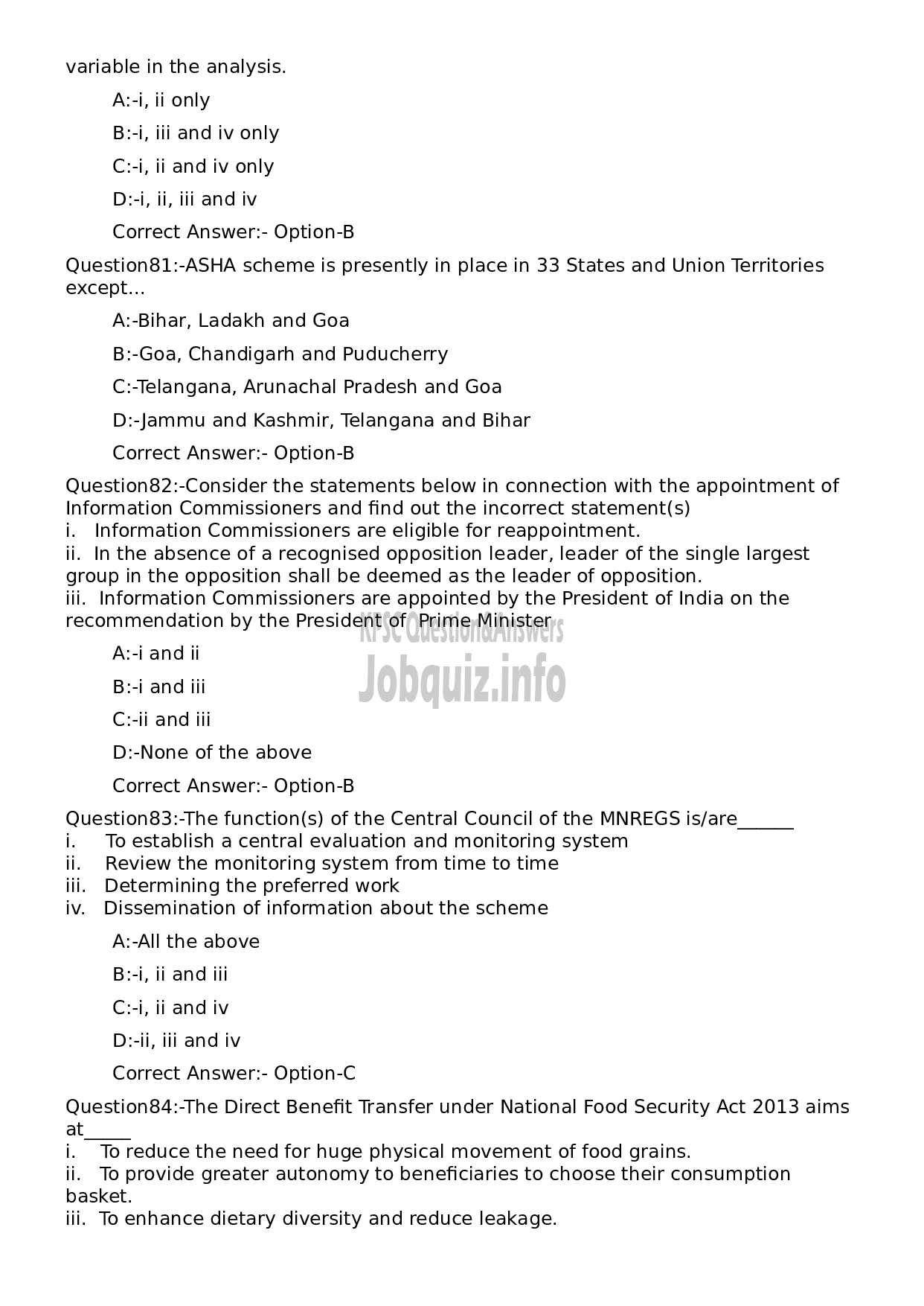 Kerala PSC Question Paper - Higher Secondary School Teacher Social Work-17
