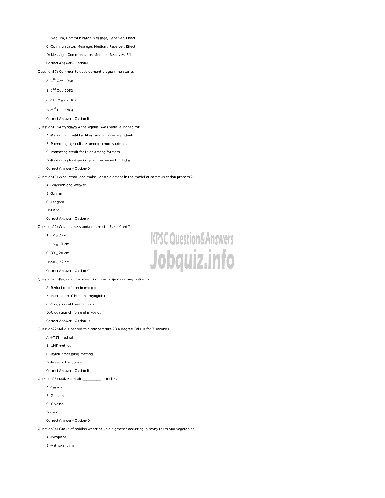 Kerala PSC Question Paper - ICDS Supervisor (SR from ST Women candidates only) - Women and Child Development  Department-3