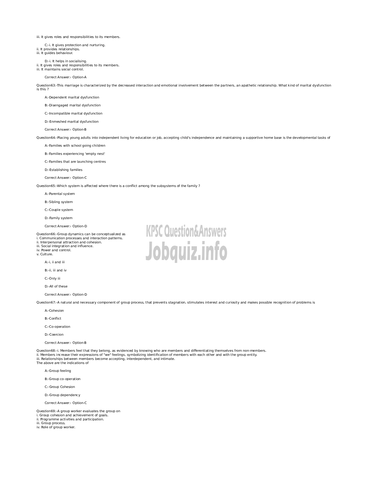 Kerala PSC Question Paper - ICDS Supervisor (SR from ST Women candidates only) - Women and Child Development  Department-9