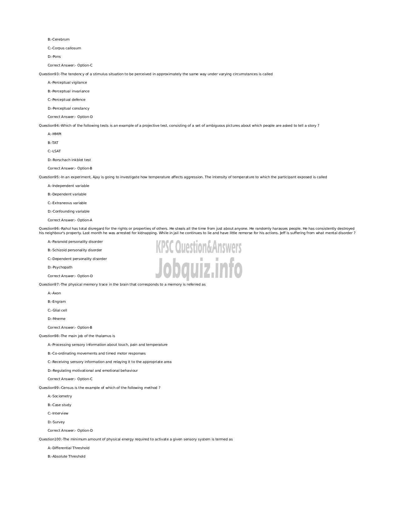 Kerala PSC Question Paper - ICDS Supervisor (SR from ST Women candidates only) - Women and Child Development -13