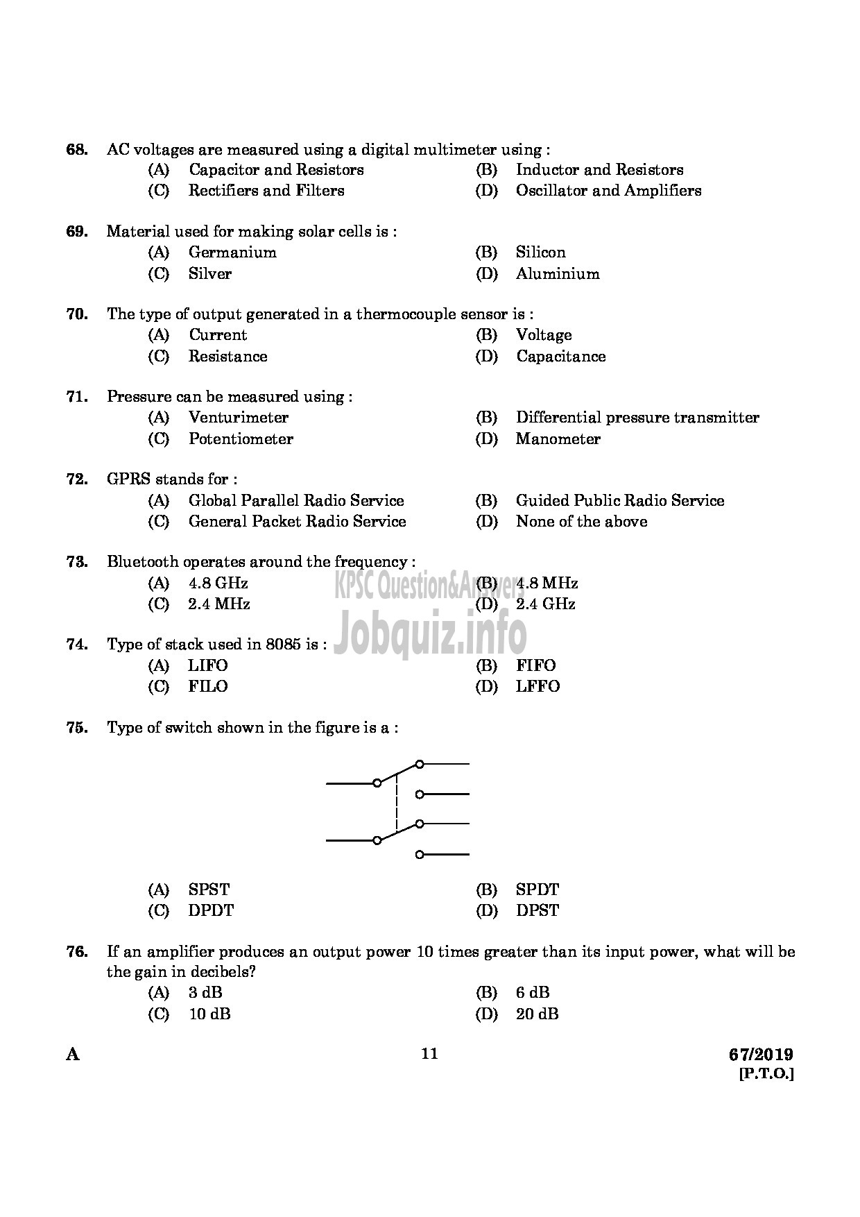 Kerala PSC Question Paper - Industries Extension Officer Industries And Commerce English -9