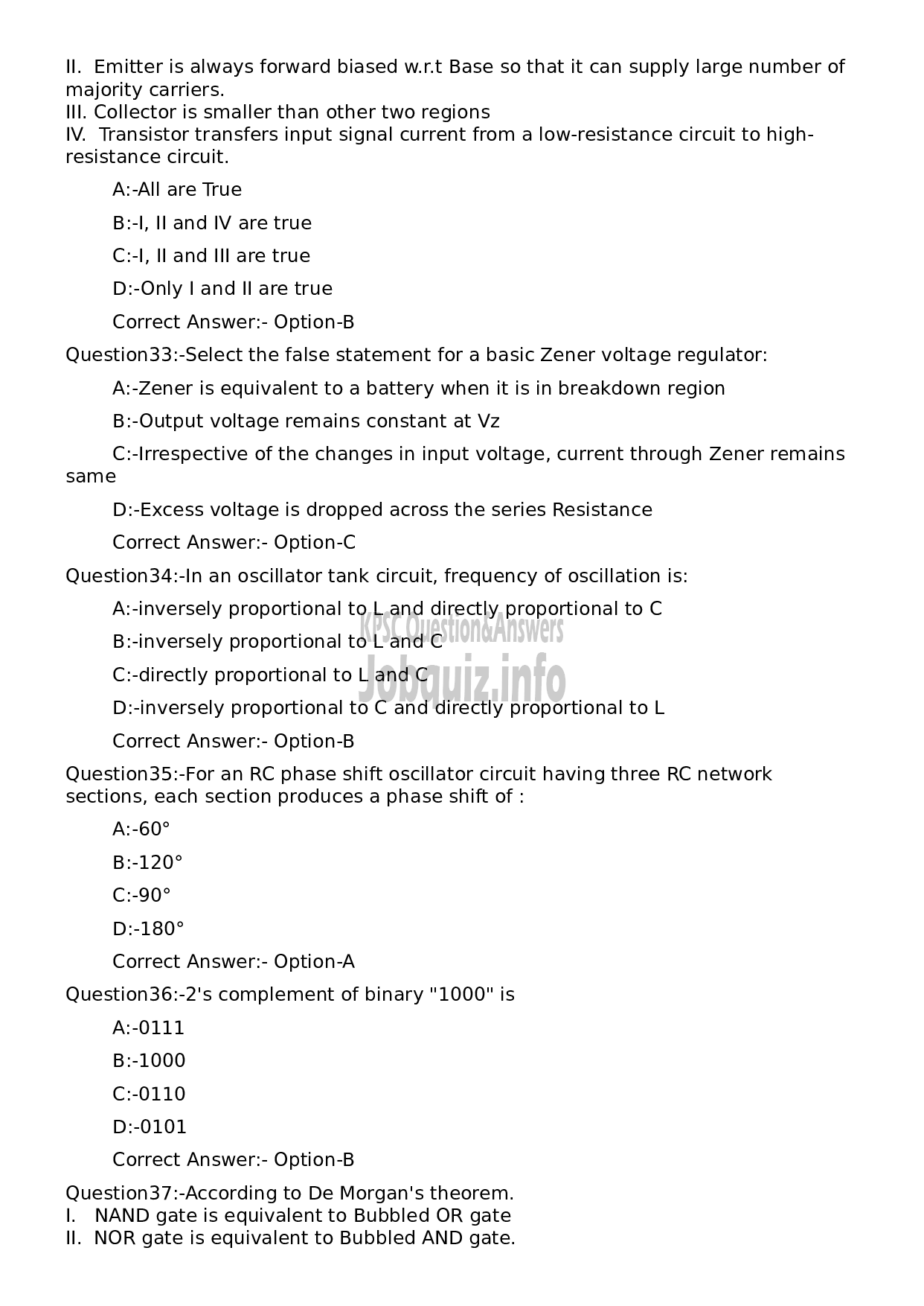 Kerala PSC Question Paper - Instrument Mechanic-7