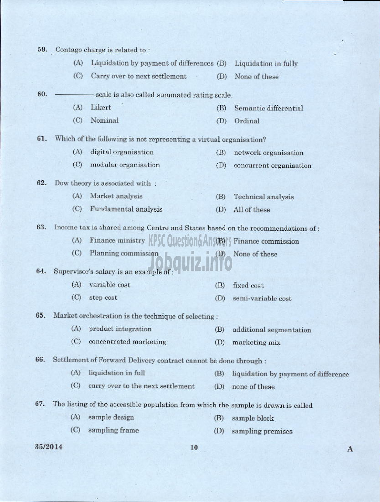 Kerala PSC Question Paper - JUNIOR ASSISTANT ACCOUNTS SR FOR ST ONLY TRAVANCORE COCHIN CHEMICALS LIMITED-8