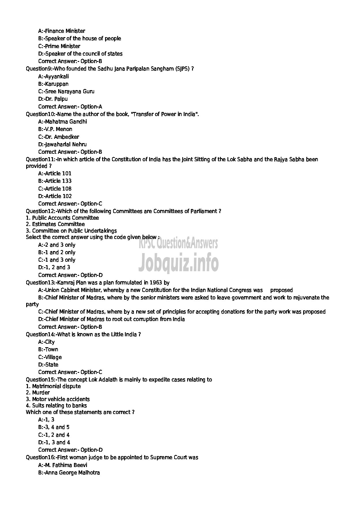 Kerala PSC Question Paper - JUNIOR INSTRUCTOR SURFACE ORNAMENTATION TECHNIQUE INDUSTRIAL TRAINING-2